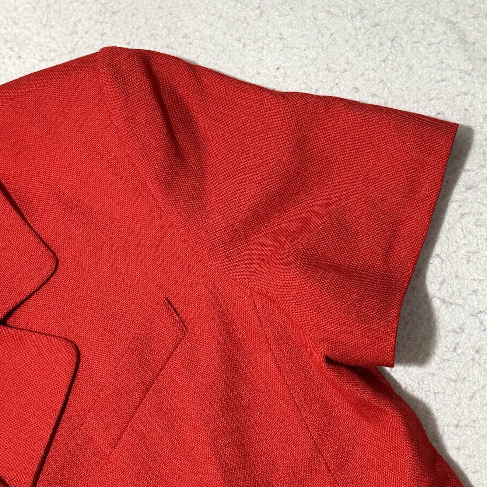 Other Kasper For A.S.L. 14 Blazer Jacket Red Button Front Coat Size XL / US 12-14 / IT 48-50 - 5 Thumbnail
