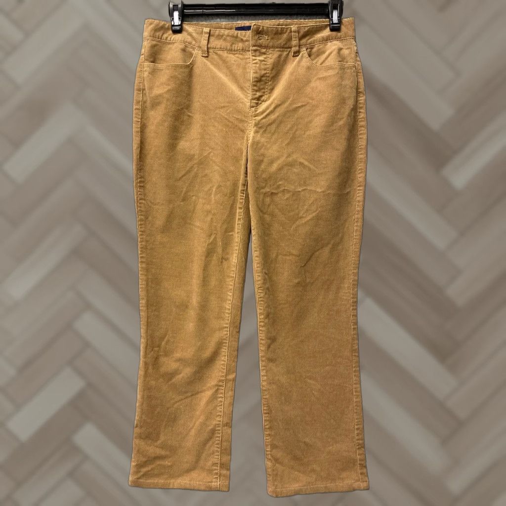 Talbots TALBOTS Womens Pants Pecan Brown Size 10 Corduroy Mid Rise Stretch Regular Size 32" / US 10 / IT 46 - 1 Thumbnail