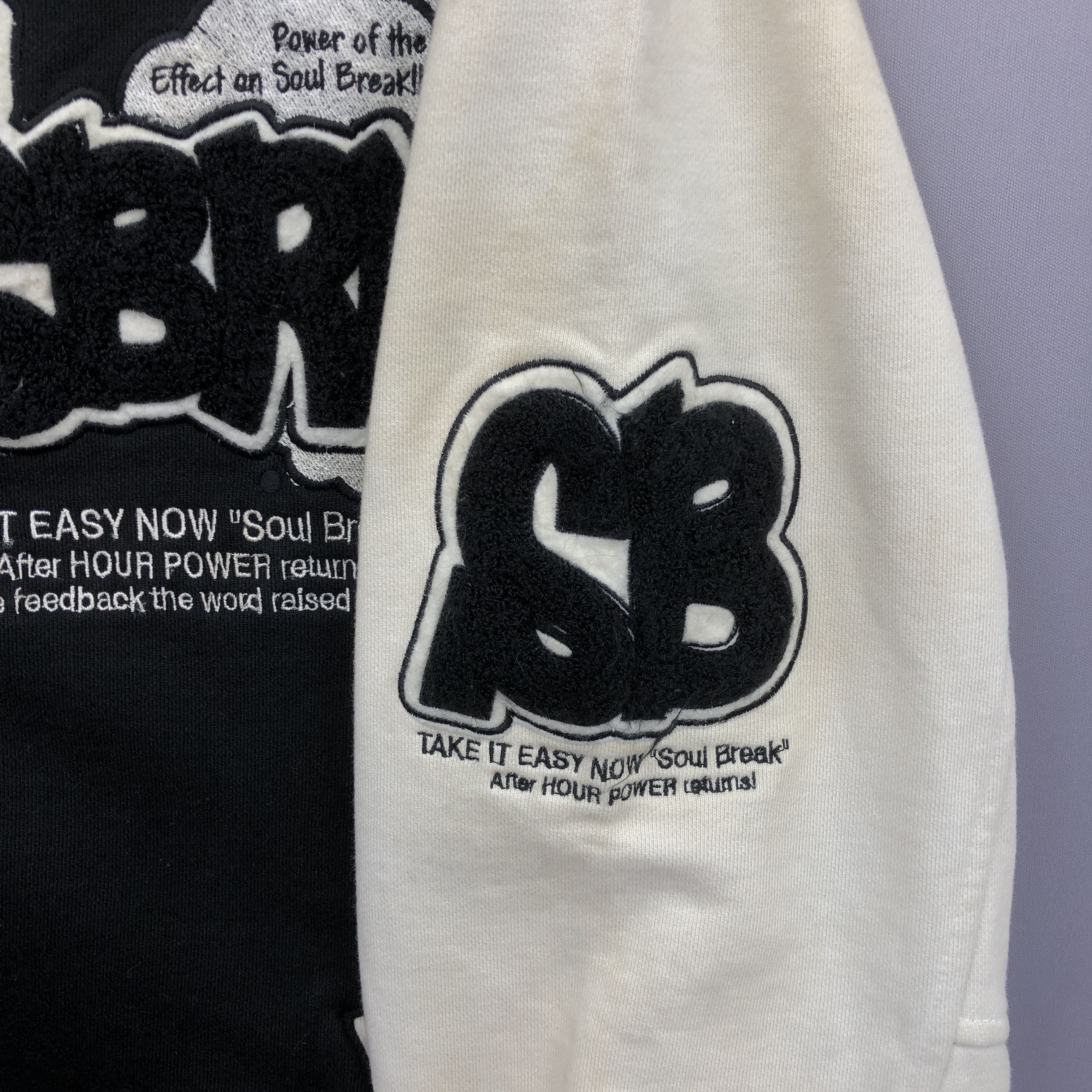 Japanese Brand × Vintage Vintage Y2K Soul Break Baggy Sweater Hip Hop Swag Sweatshirt Size US L / EU 52-54 / 3 - 6 Thumbnail