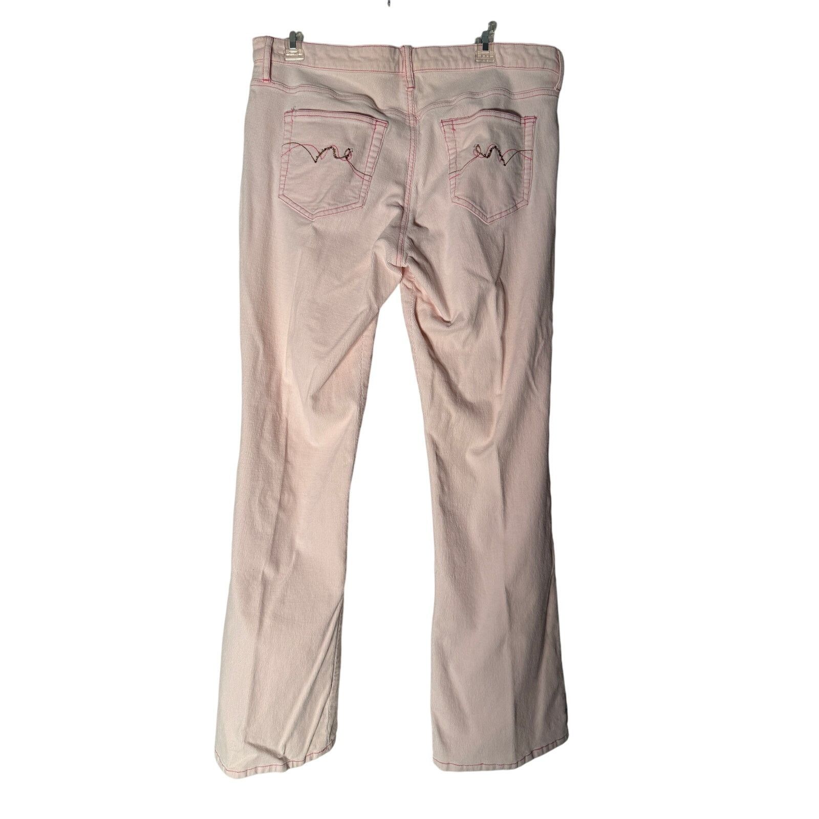L.E.I. L.E.I Pink Corduroy Women's Size 16 Straight Leg Pants Y2K Size 38" / US 16 / IT 52 - 3 Thumbnail
