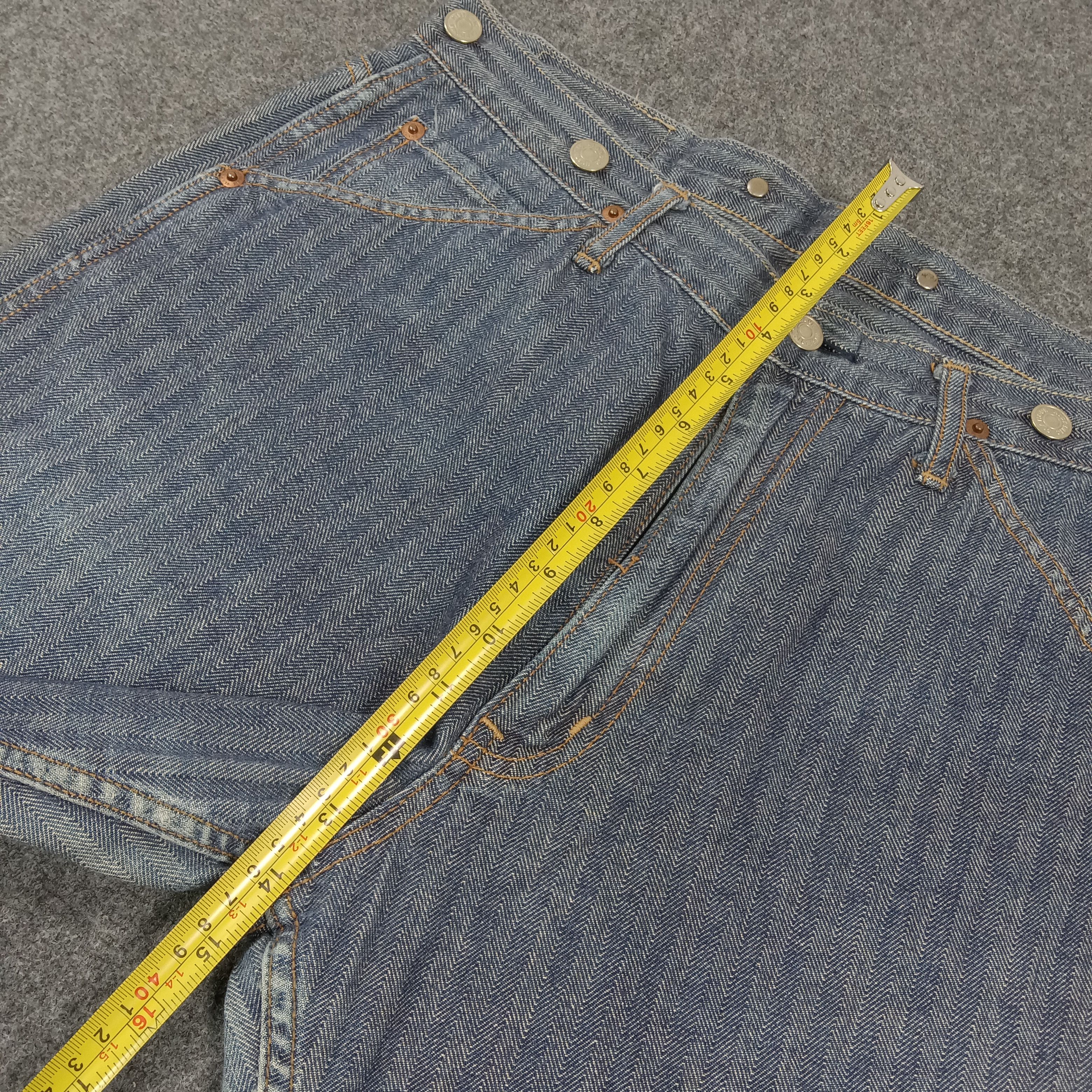 Hysteric Glamour Hysteric Glamour Kinky Japanese Denim Stripes Jeans C280N31 Size US 32 / EU 48 - 10 Thumbnail
