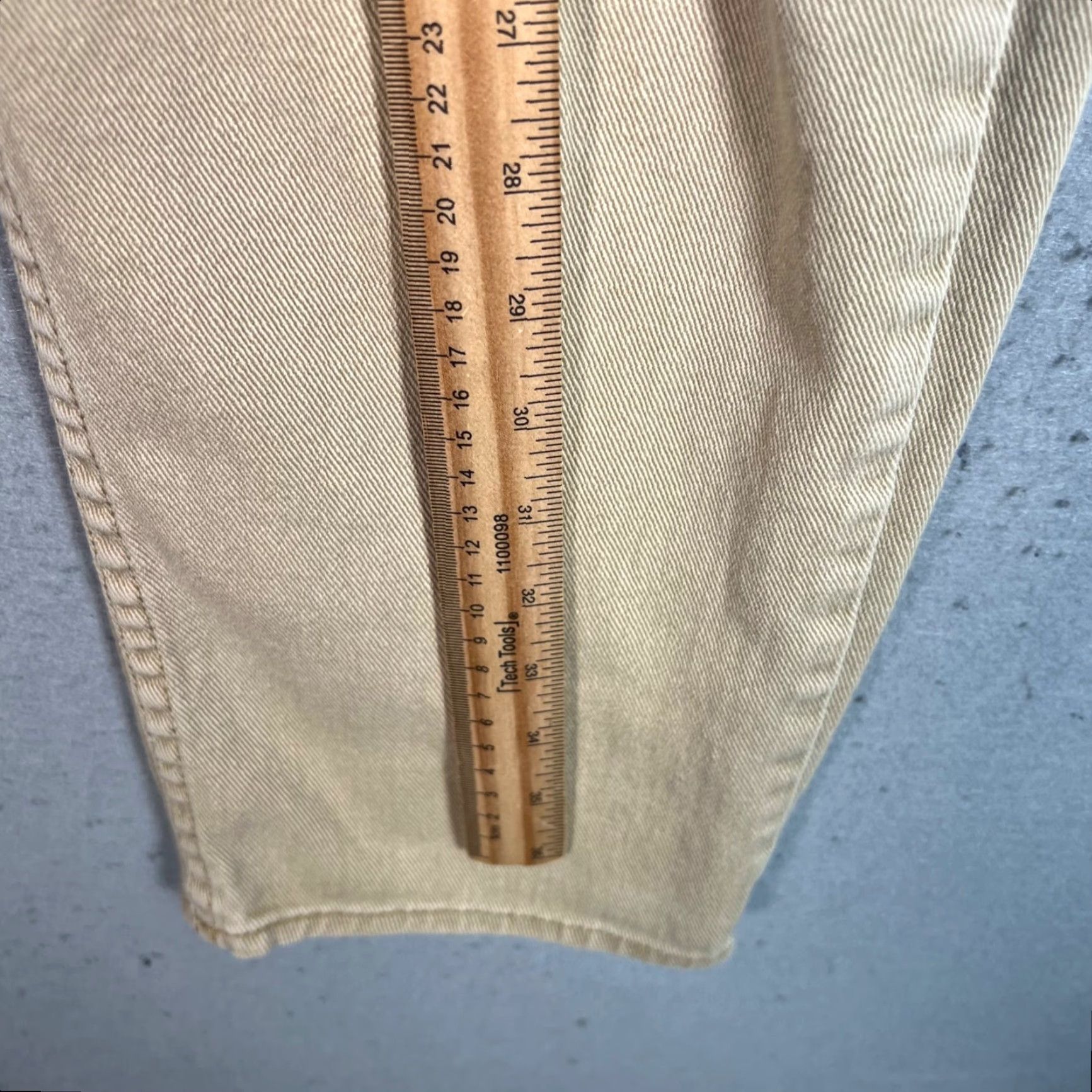 Pacsun VINTAGE PacSun Mens Jeans 32 x 30 Slim Fit Denim Beige Cotton Spandex Blend Men Size 32 Inseam 28 Slimming Tapered Shirt? Size US 32 / EU 48 - 7 Thumbnail