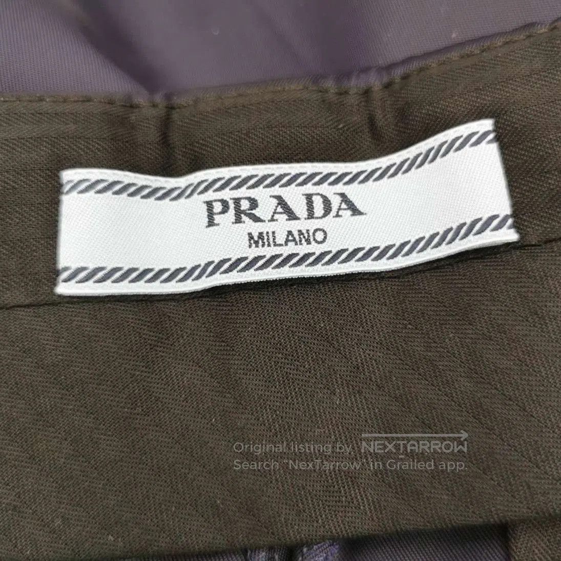 Prada Prada Solid Logo Long Pants for Women . Size 22" - 5 Thumbnail