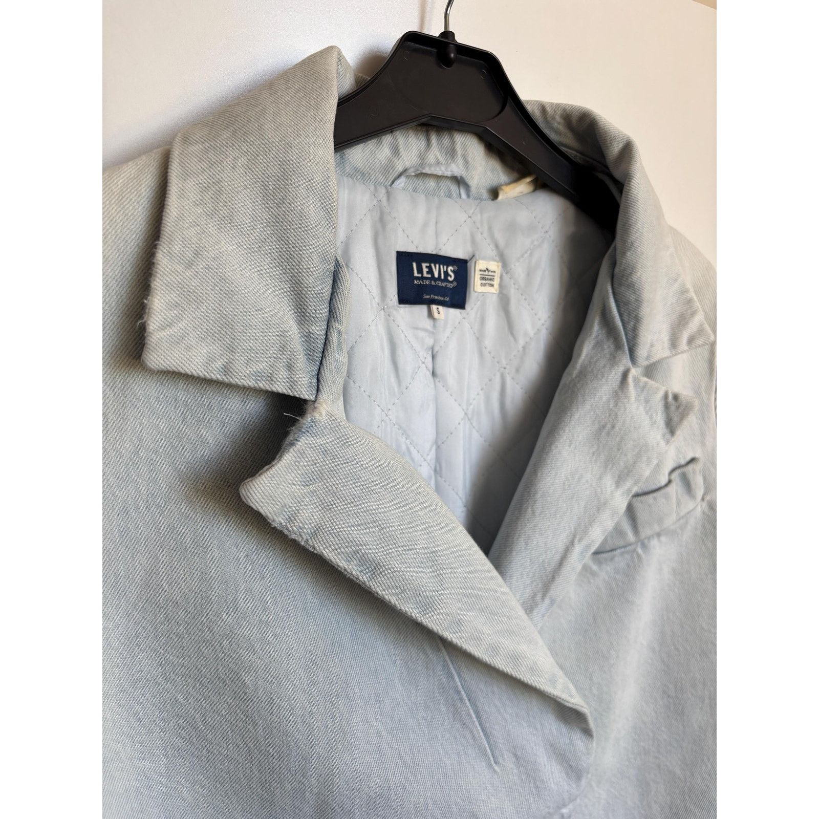 Levi's Levi’s LMC Freshies Coat S Light Blue Quilted Winter Jacket Size US S / EU 44-46 / 1 - 4 Thumbnail