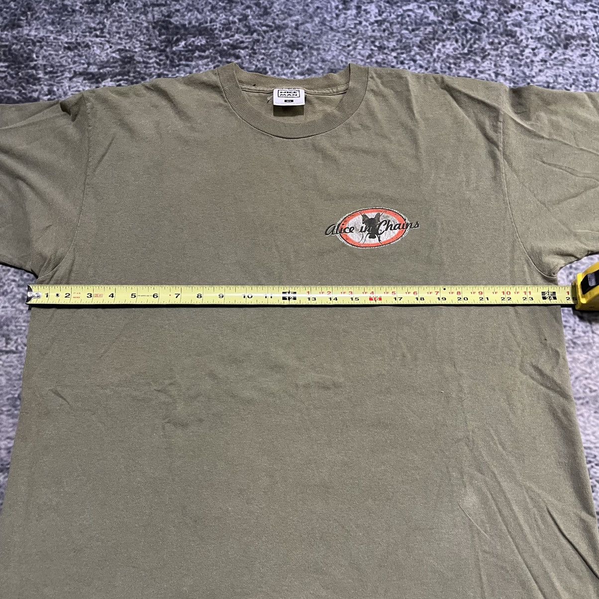Vintage VINTAGE 90s ALICE IN CHAINS JAR OF FLIES T SHIRT GREEN XL Size US XL / EU 56 / 4 - 9 Thumbnail