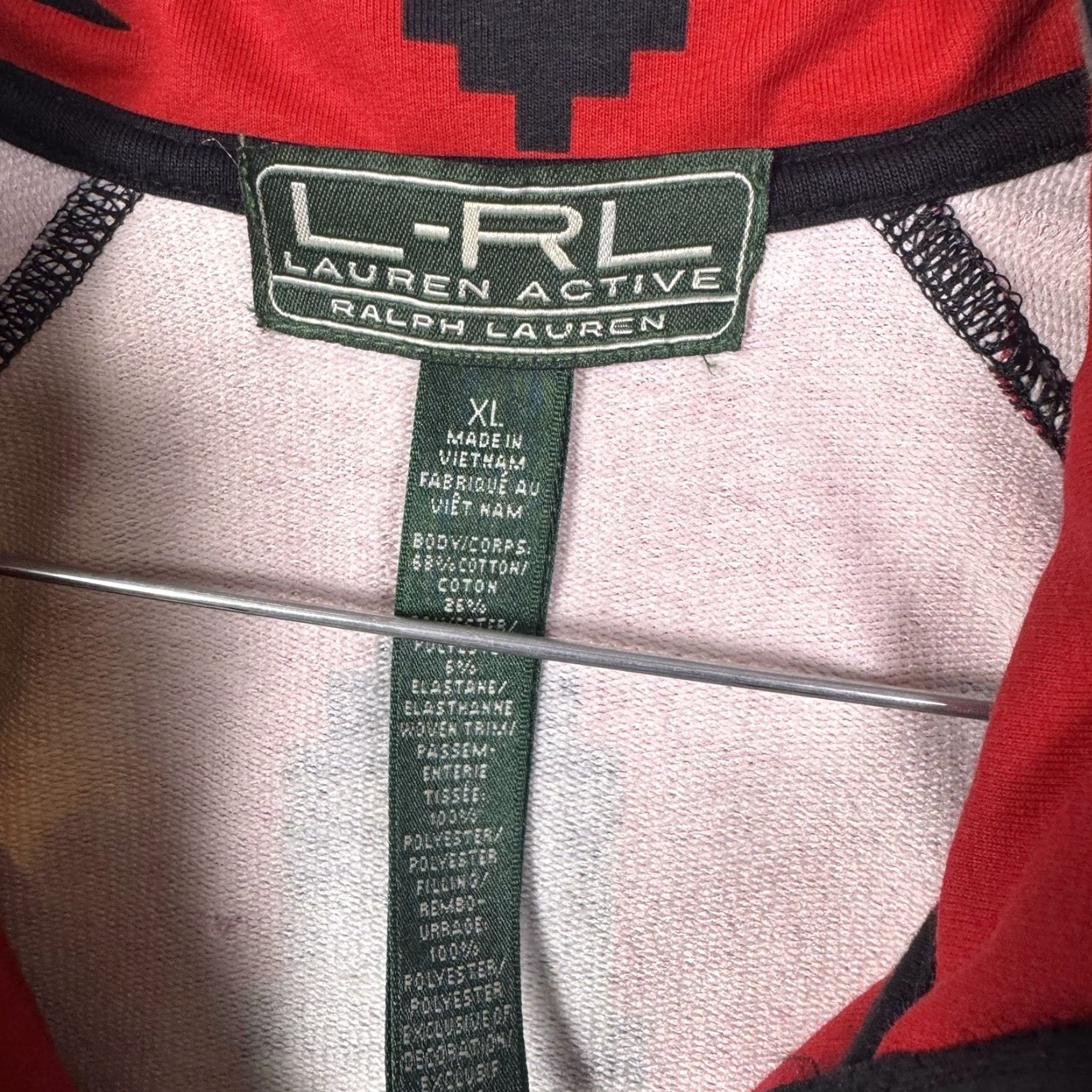 Ralph Lauren Lauren Ralph Lauren Jacket Womens XL LRL Active Full Zip Southwest Aztec Tech Jacket Size XL / US 12-14 / IT 48-50 - 7 Thumbnail