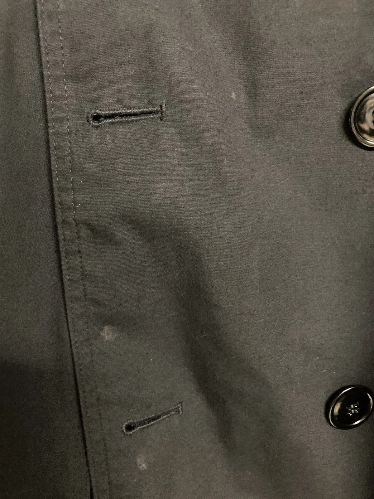 Other 90s VTG Coat All Weather Man's Army Black Sz 40R Size US M / EU 48-50 / 2 - 8 Thumbnail