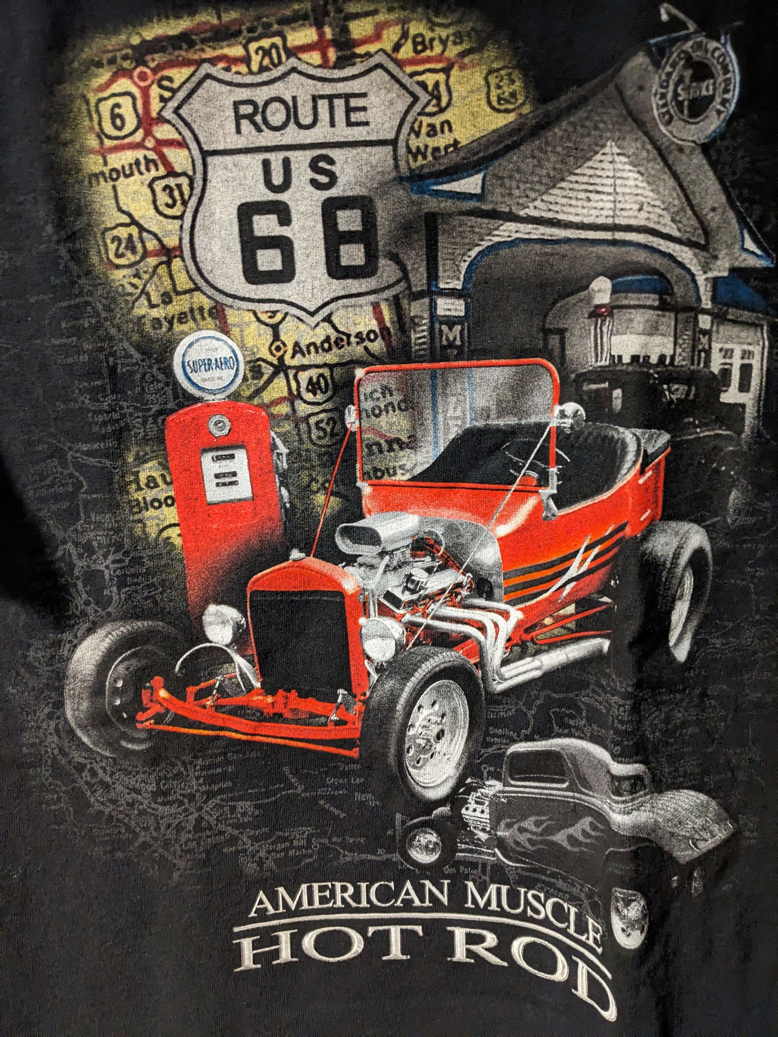 Ford × NASCAR × Vintage Vintage Y2K American Muscle Hot Rod Car Nascar Large T-Shirt Size US L / EU 52-54 / 3 - 2 Thumbnail