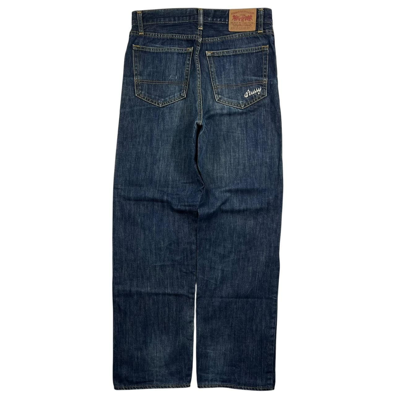 Stussy Vintage 2000s Stussy Rough & Rugged Dollar Jeans - Waist 32