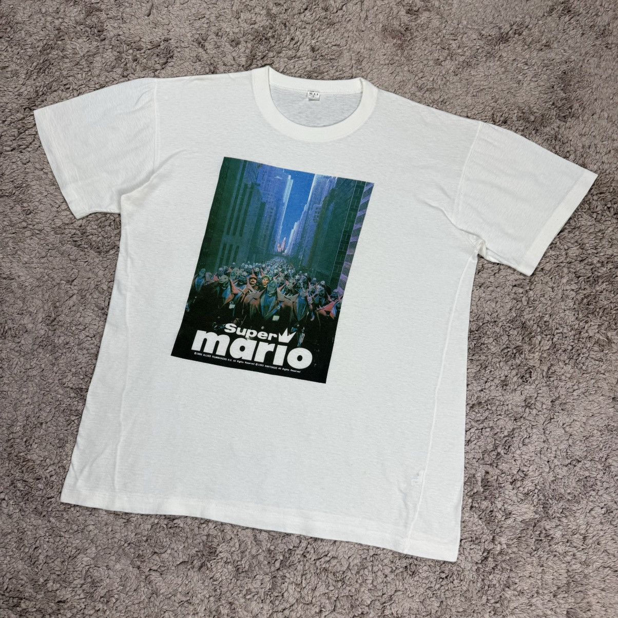 Nintendo × Vintage Vintage Super Mario Movie by Nintendo Promo T-shirt Size US L / EU 52-54 / 3 - 4 Thumbnail