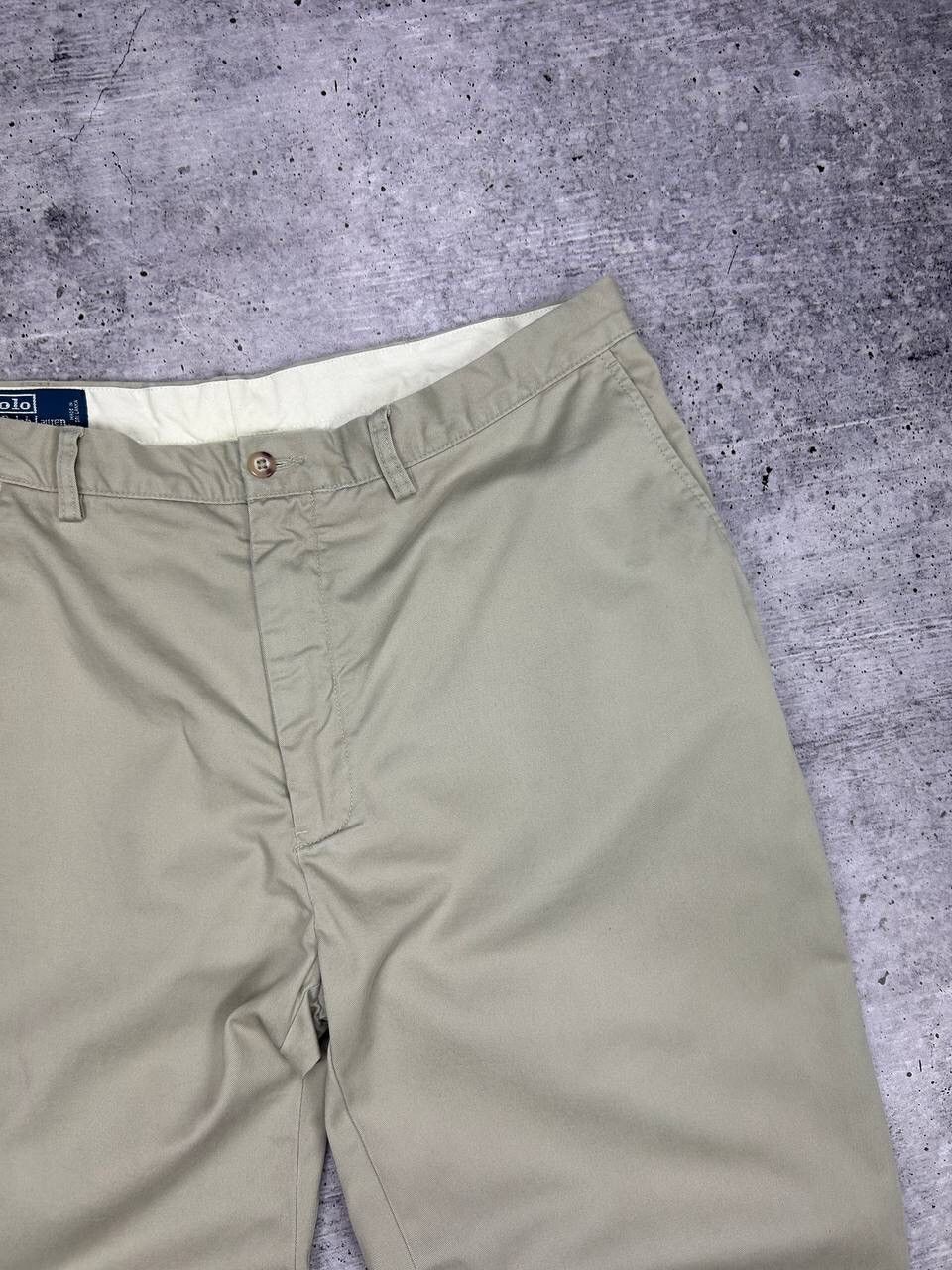 Polo Ralph Lauren × Vintage Vintage Polo Ralph Lauren Y2K Style Gordon Chino Beige Pants Size US 38 / EU 54 - 6 Thumbnail