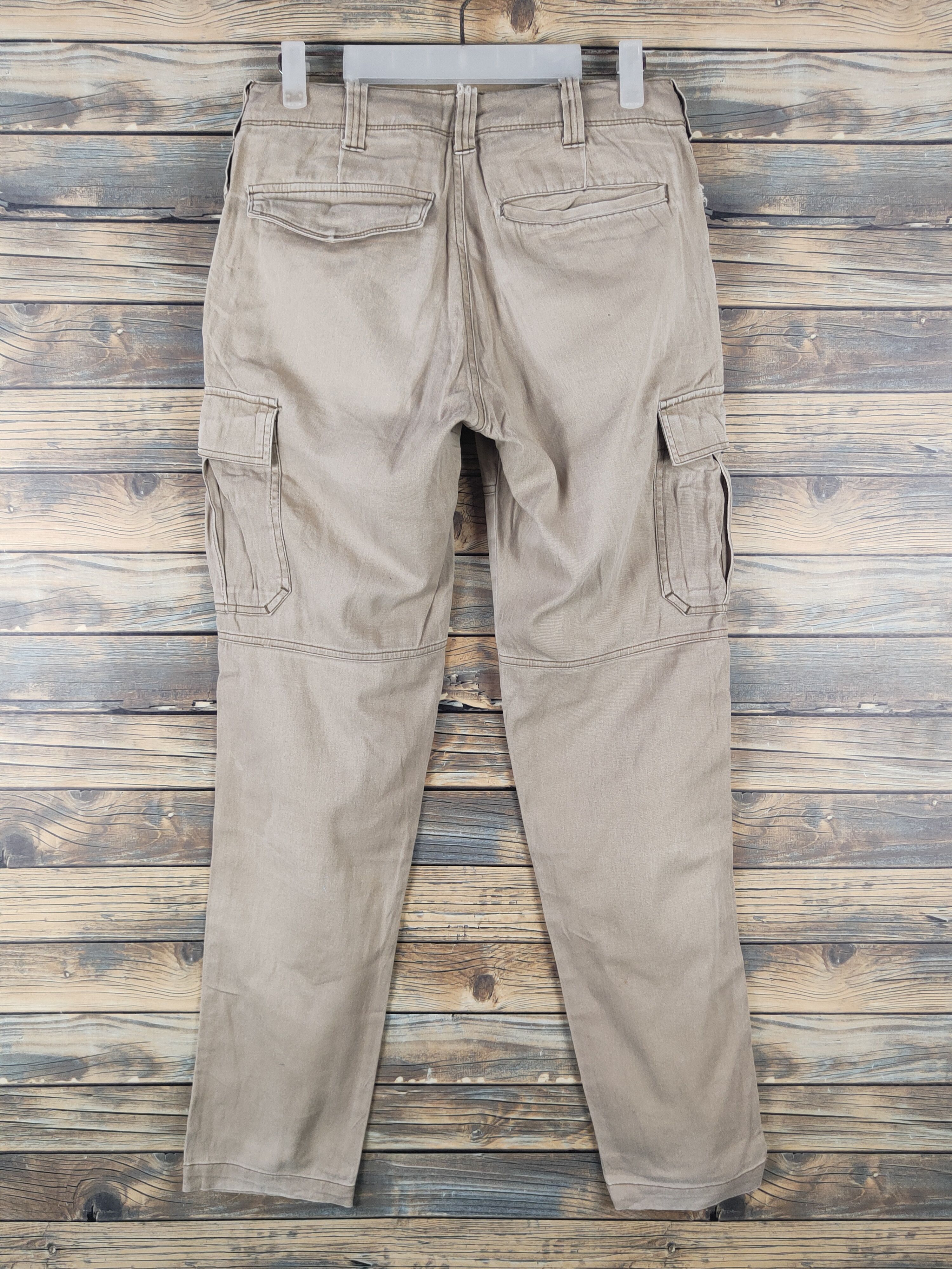 Japanese Brand DL Burtle Beige Multipocket Cargo Pants #2151 Size US 29 - 10 Thumbnail