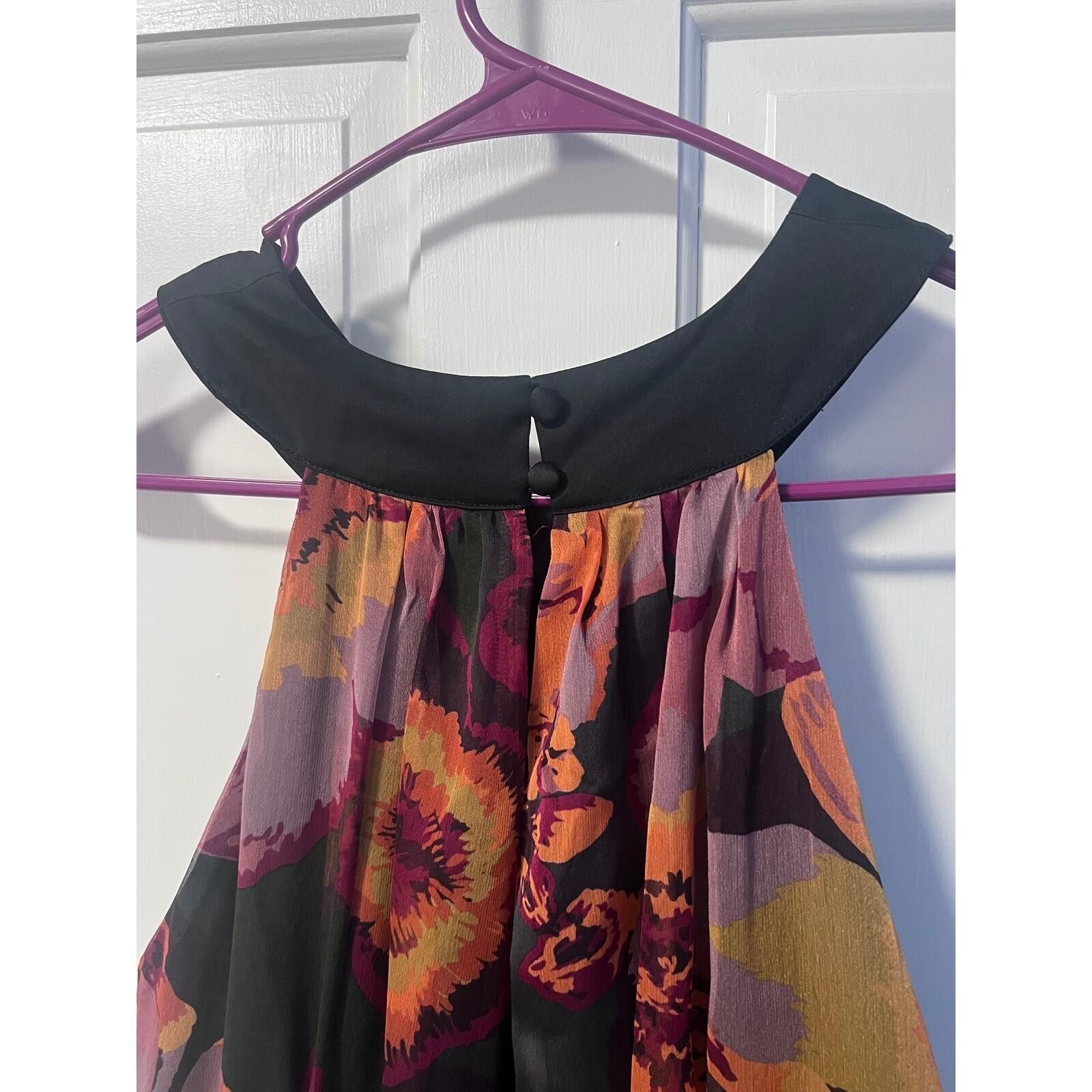 Other The Limited Floral Halter Dress Womens 12 Multicolor NEW Size XL / US 12-14 / IT 48-50 - 2 Thumbnail