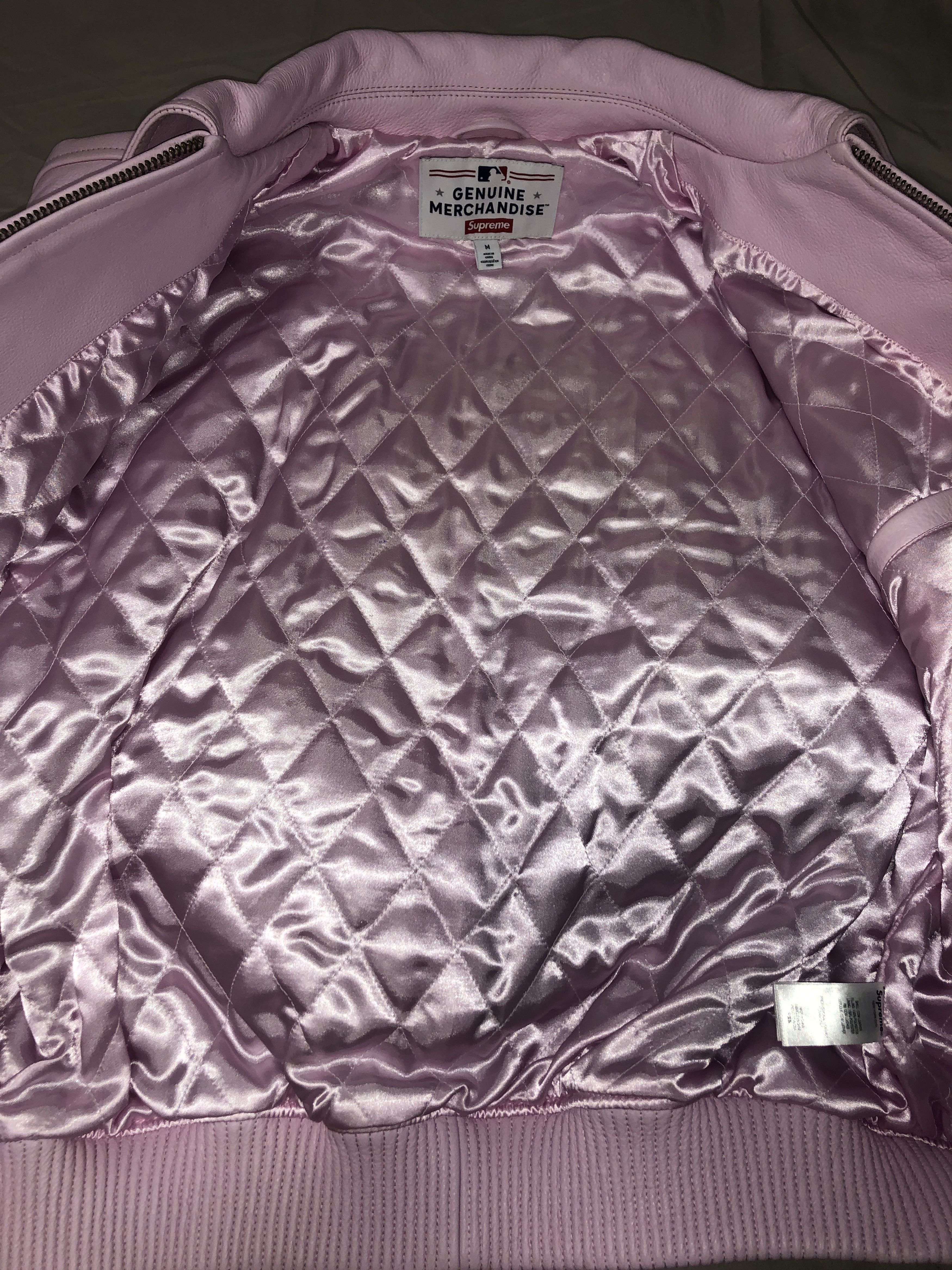MLB × Supreme Supreme®/Chicago White Sox™ Leather Varsity Jacket Size US M / EU 48-50 / 2 - 5 Thumbnail