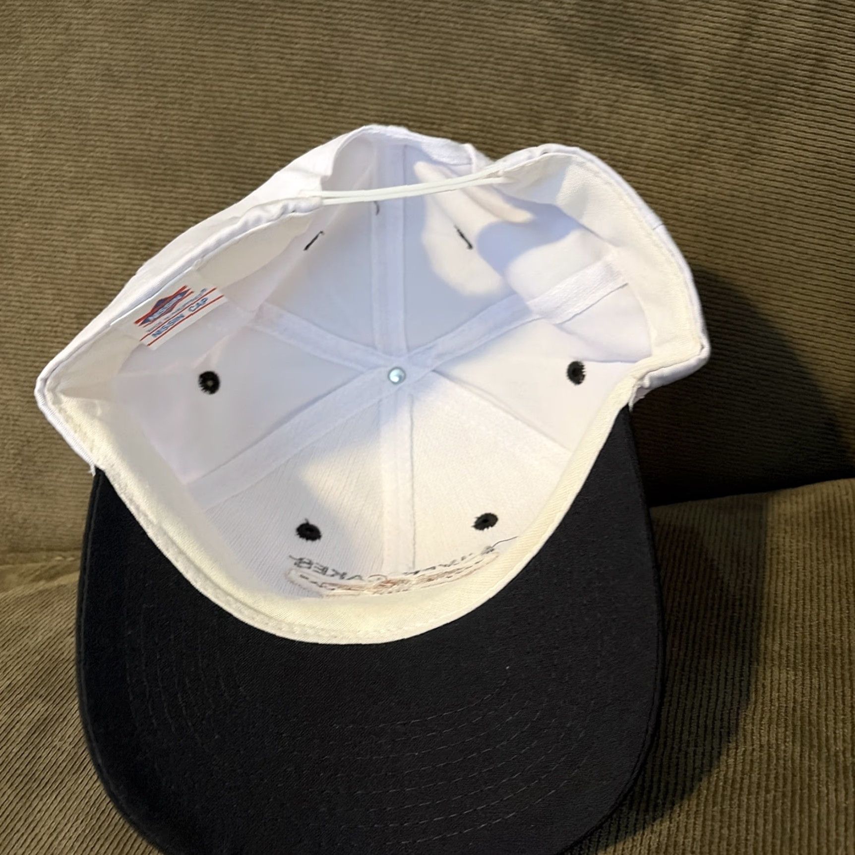 Vintage VINTAGE 90s Nissin Silver Lakes Country Club SnapBack Hat Cap Men One Size White Hat Size ONE SIZE - 4 Thumbnail