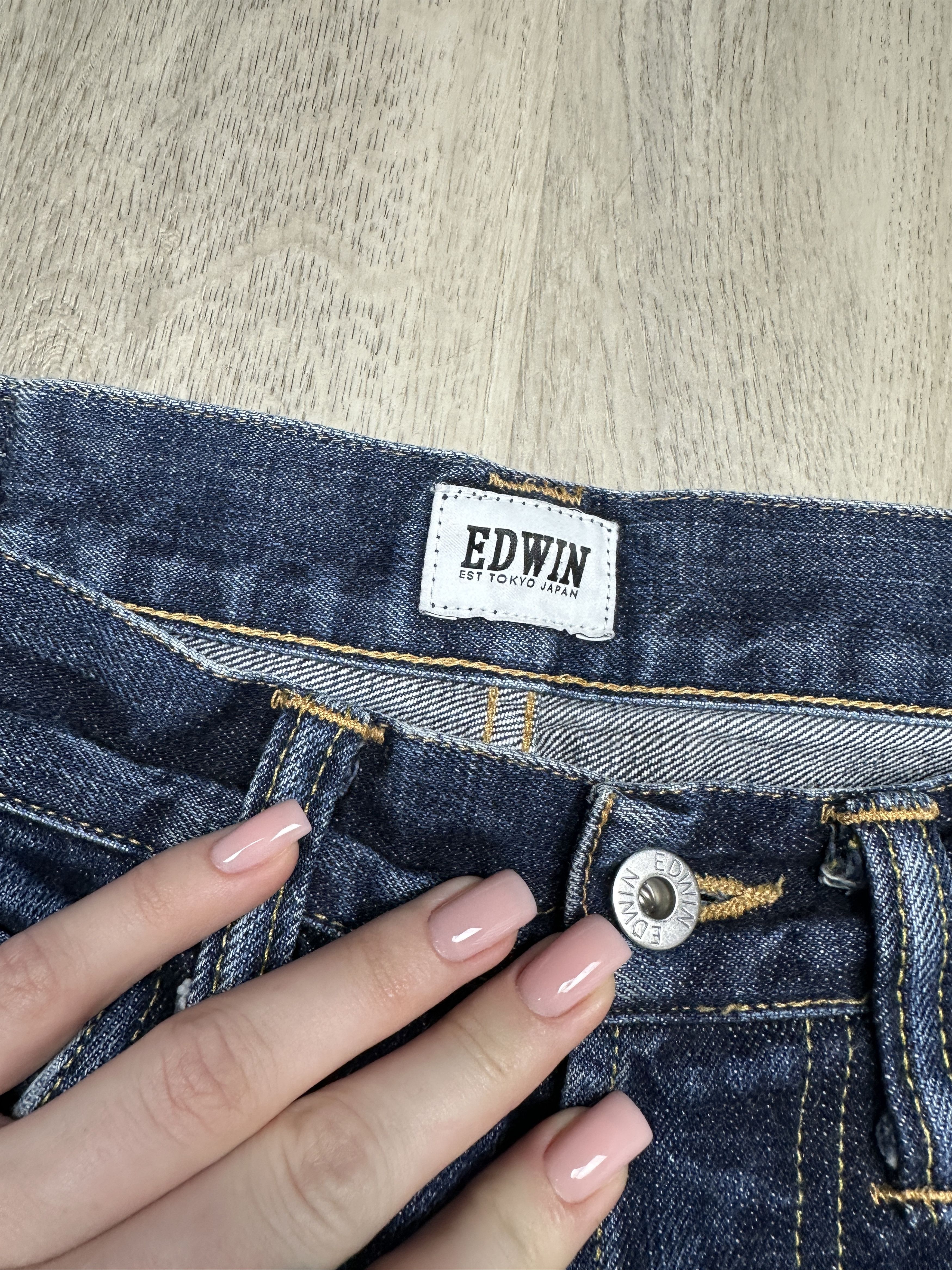 Edwin Edwin Mens Salvage Regular Tapered Denim Pants Jeans Size US 32 / EU 48 - 6 Thumbnail