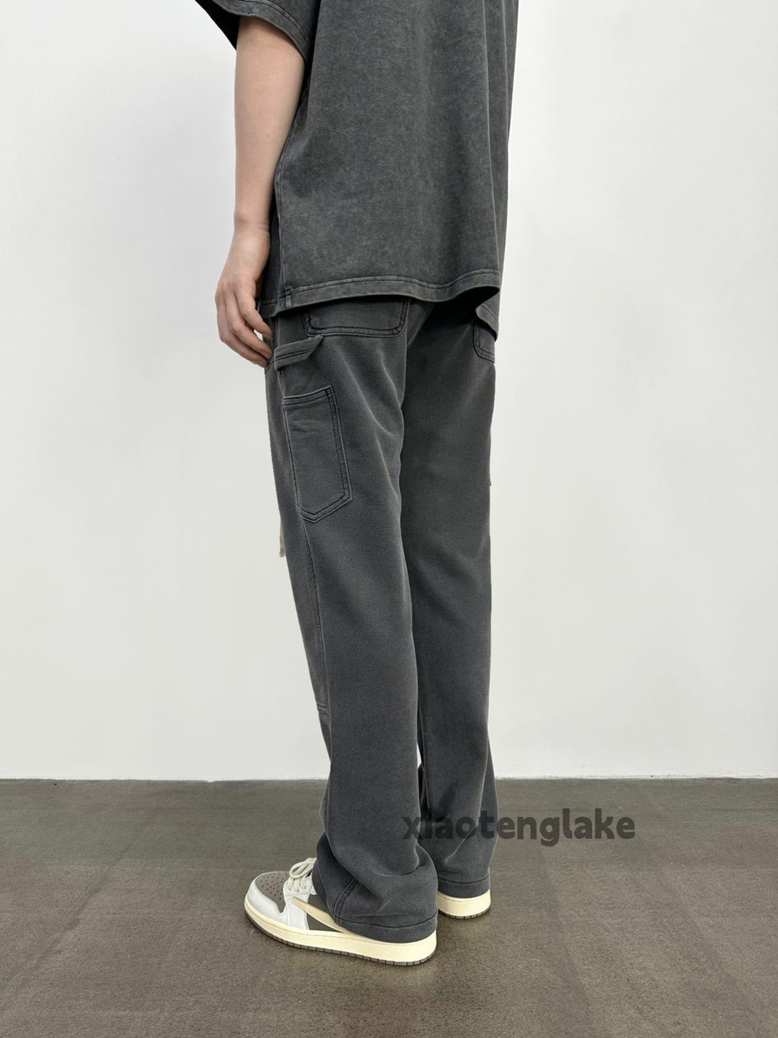 Jean × Vintage washed faded skate hiphop utility carpenter sweatpants Size US 34 / EU 50 - 5 Thumbnail