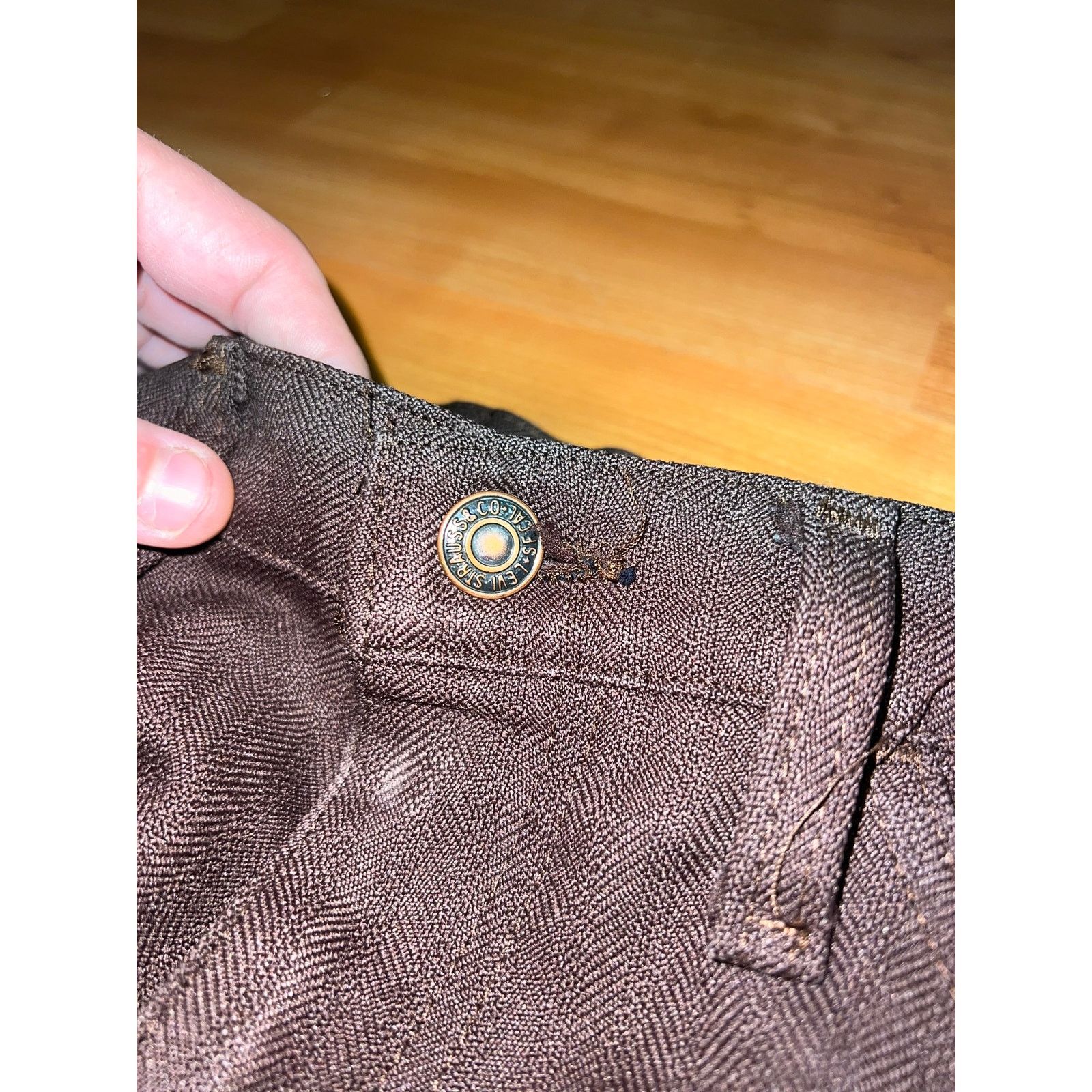 Levi's Vintage Levis Pants 100% Dacron Dress Bottoms USA 34x29 Size US 34 / EU 50 - 5 Thumbnail