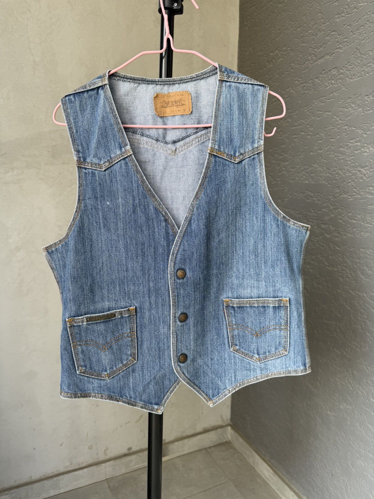 Levi's Vintage Clothing Levi’s vest jeans vintage Size 46R - 1 Thumbnail