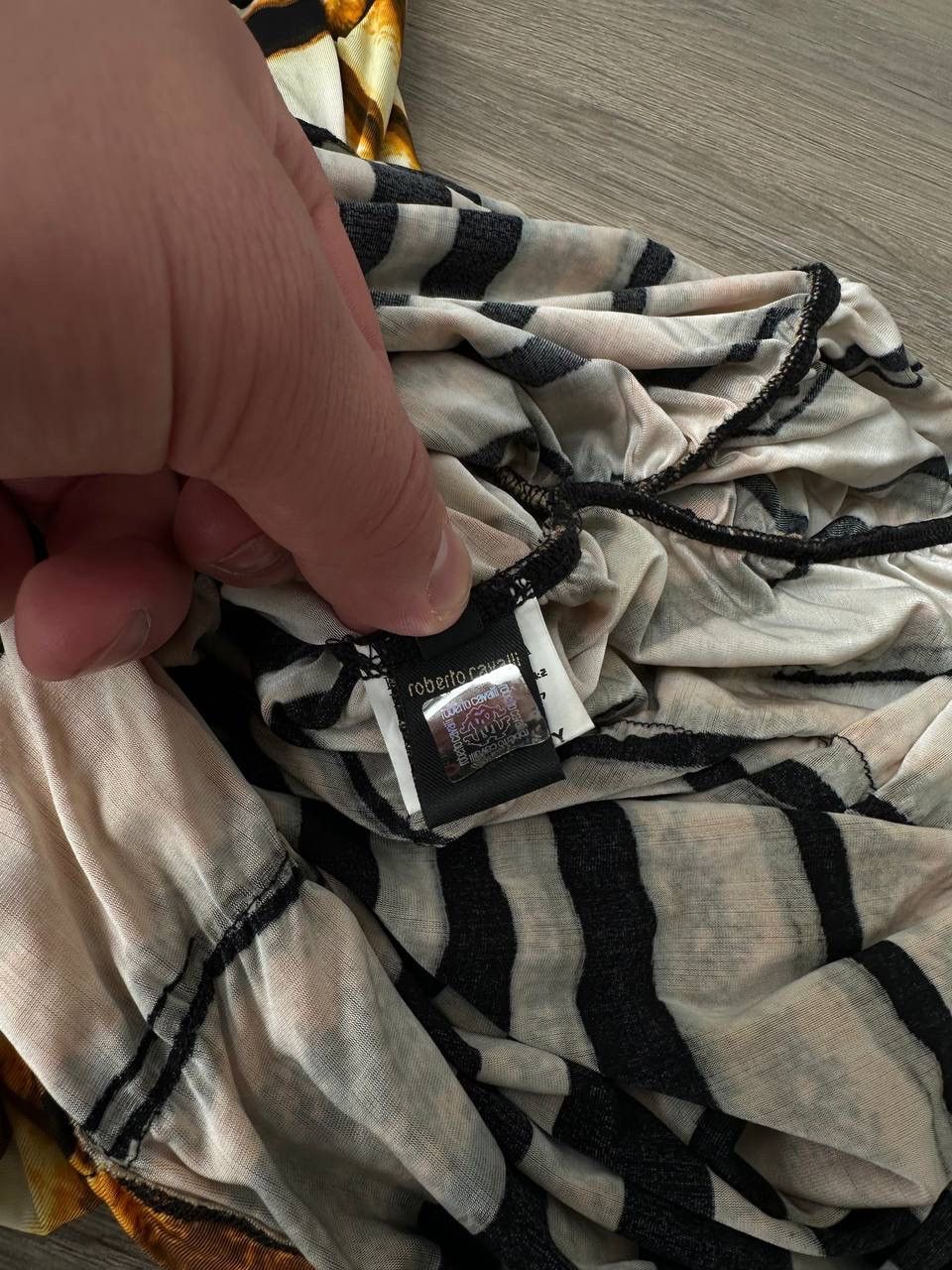 Japanese Brand × Roberto Cavalli × Vintage Vintage Roberto Cavalli Spring Striped Evening Womens Dress Size XS / US 0-2 / IT 36-38 - 14 Thumbnail