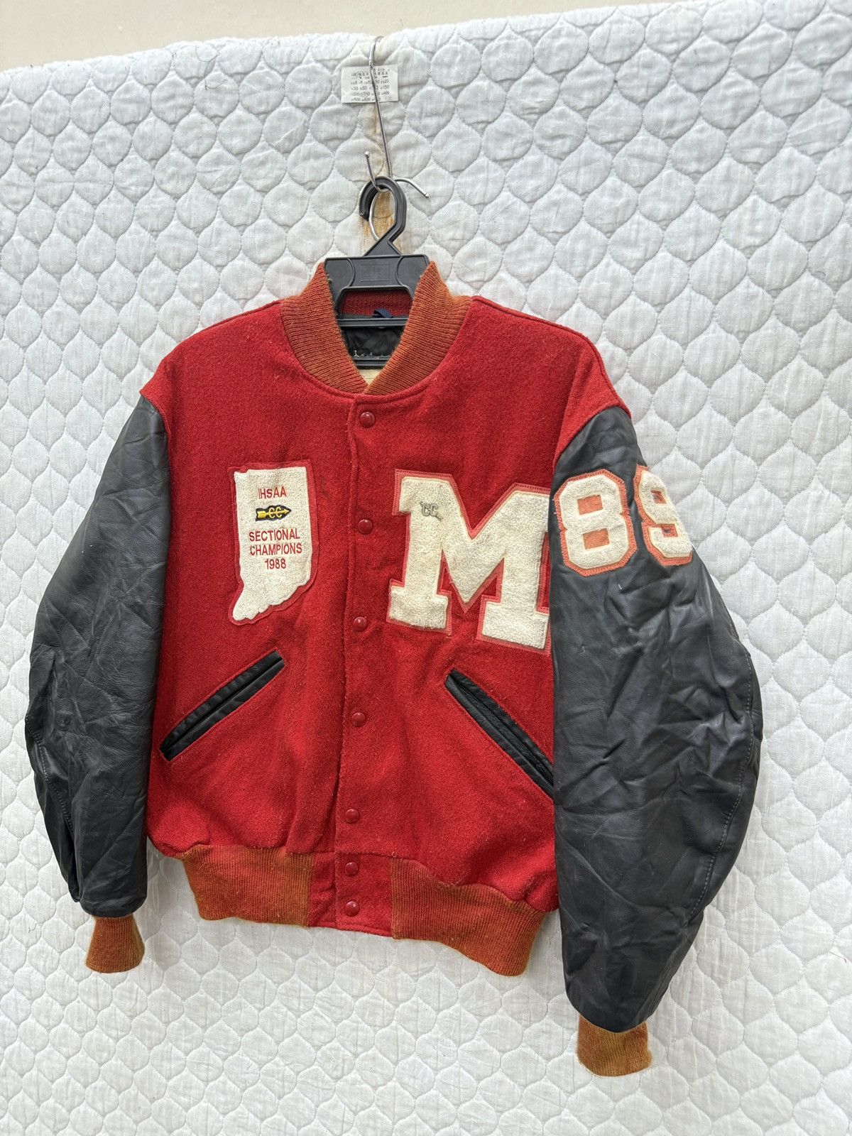 Delong 🔥🔥🔥ARCHIVE VINTAGE DELONG VARSITY JACKET Size US M / EU 48-50 / 2 - 3 Thumbnail