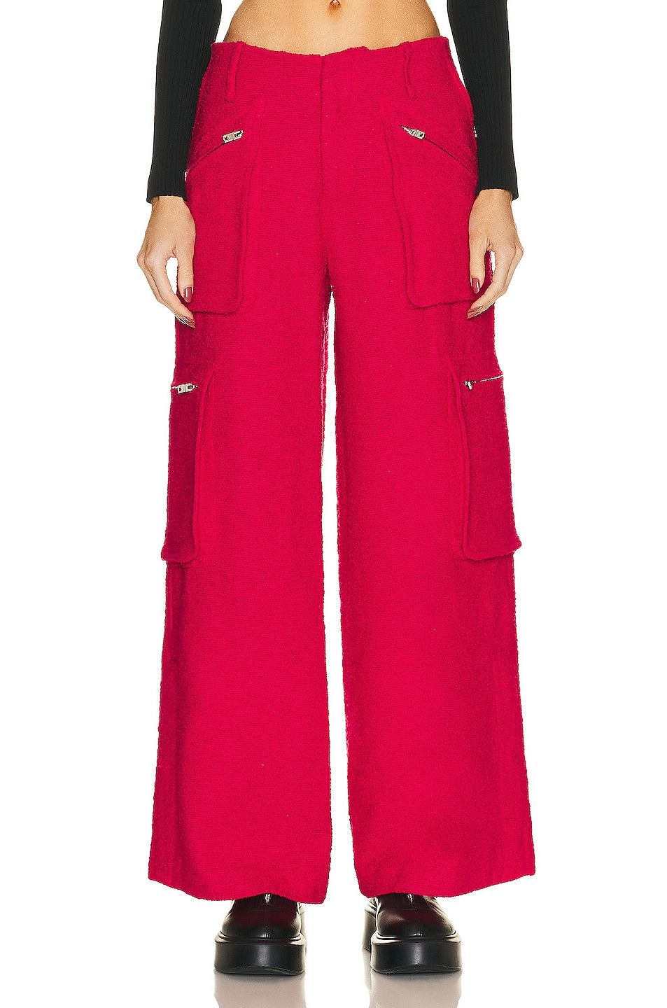 Amiri o1y0425 Casual Pant in Fuchsia Size 26" / US 2 / IT 38 - 1 Thumbnail