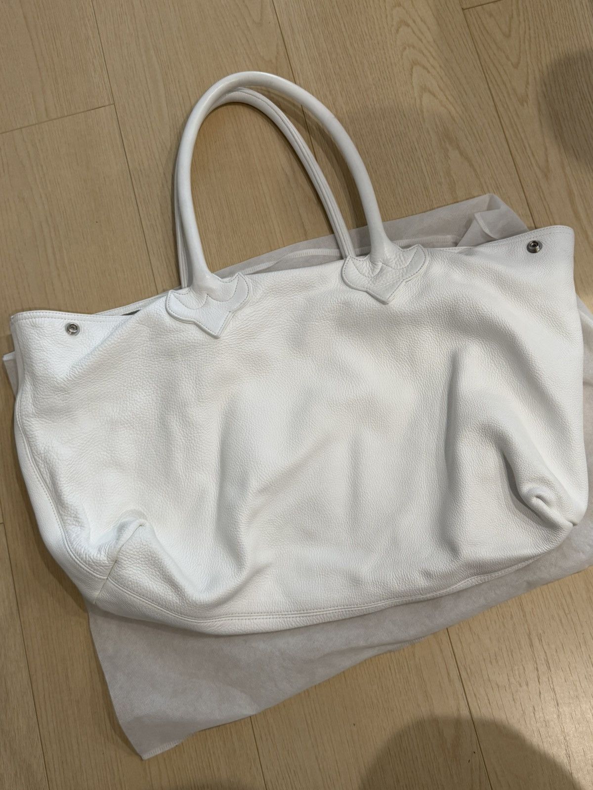 Chrome Hearts Chrome Hearts White Fleur Patch Tote Bag Size ONE SIZE - 7 Thumbnail