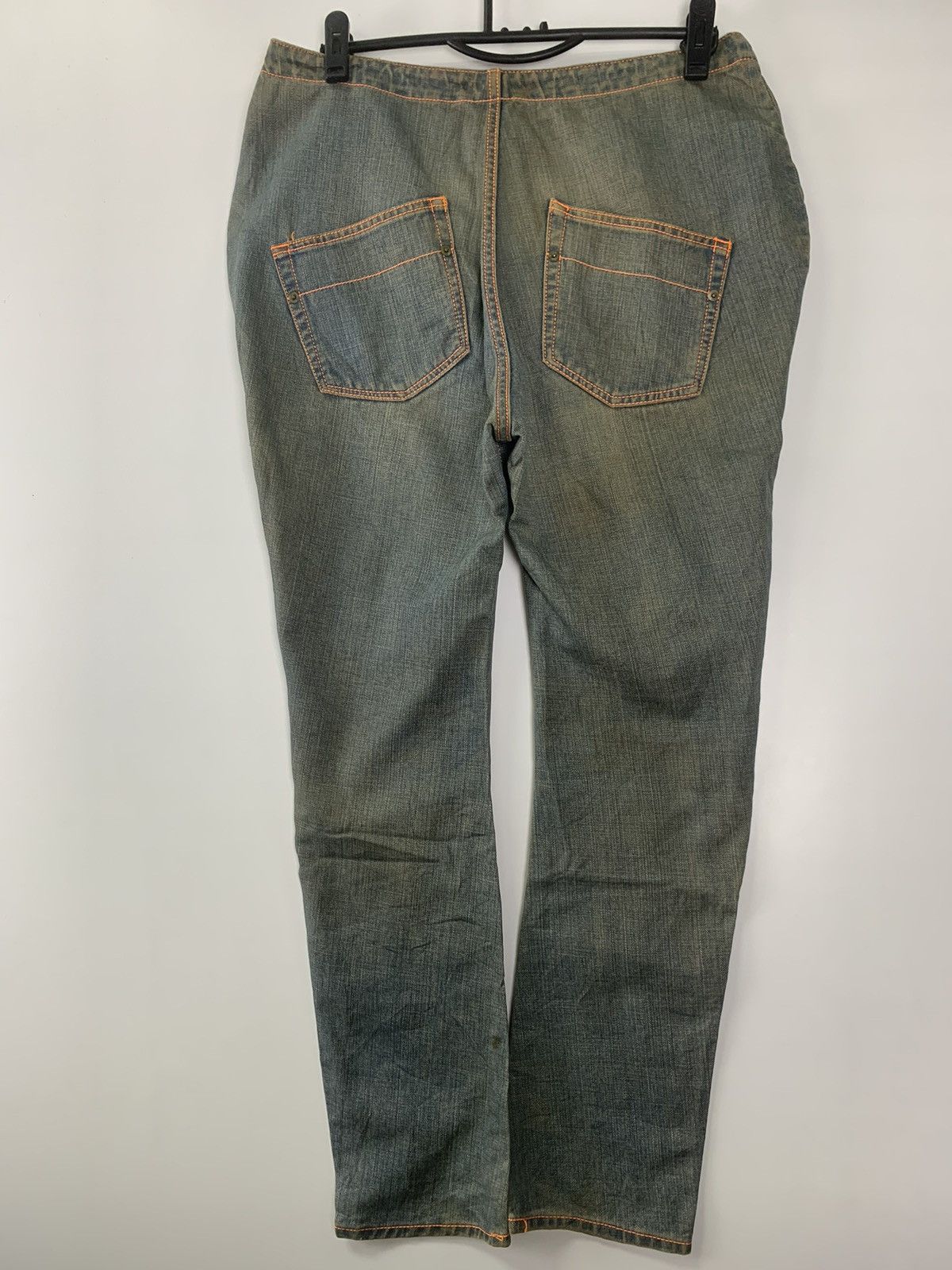 Japanese Brand Frap Bois distressed denim Size 22" - 11 Thumbnail