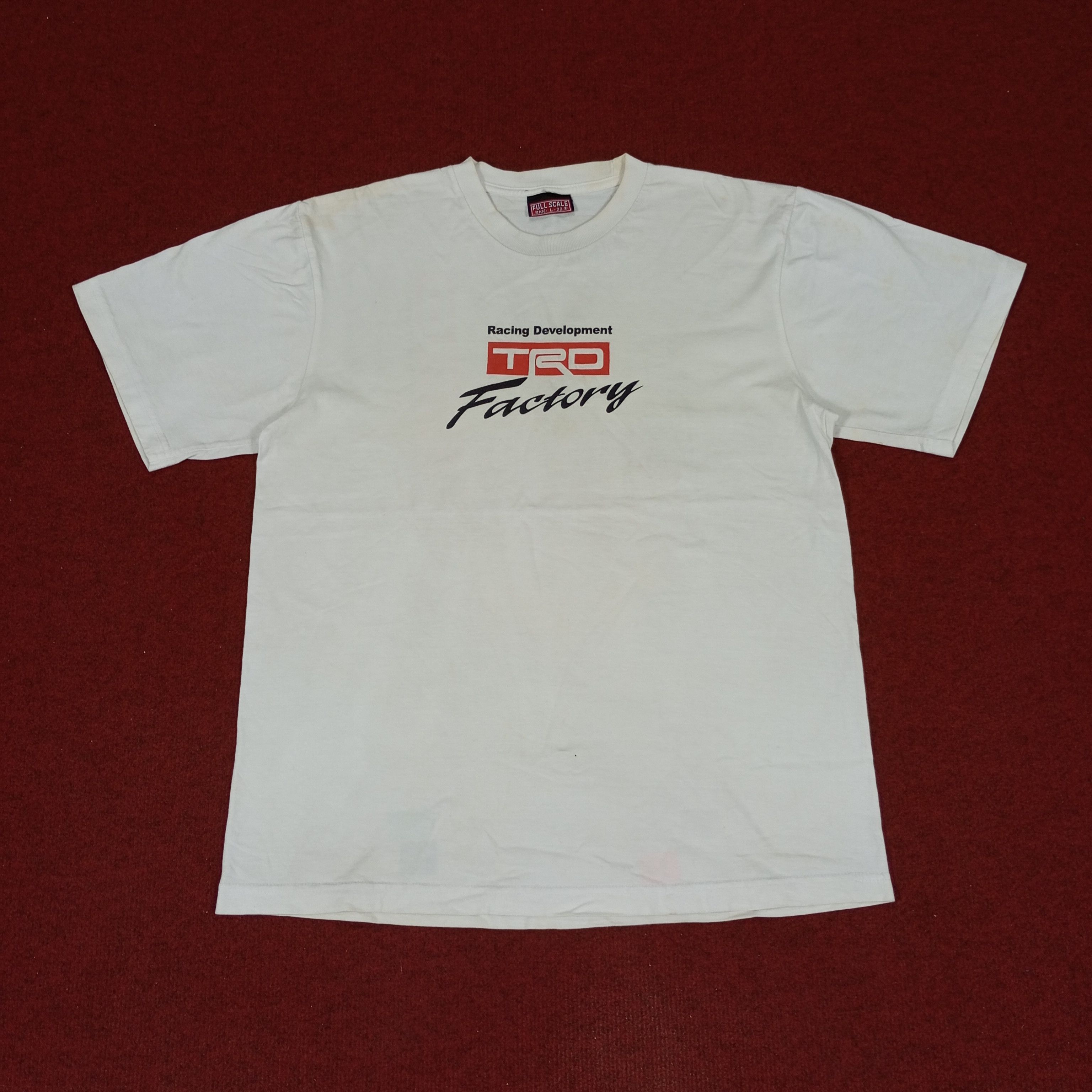 Japanese Brand × Vintage TRD Toyota Racing Development Motorsports Tshirt Size US L / EU 52-54 / 3 - 3 Thumbnail
