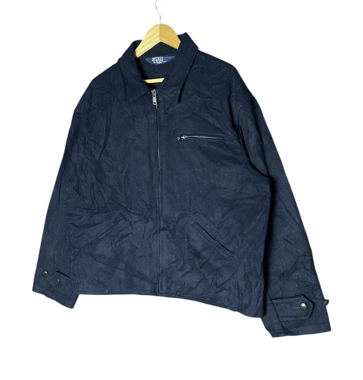 Polo Ralph Lauren Vintage 90s Polo Ralph Lauren Wool Detroit Jacket Size US L / EU 52-54 / 3 - 2 Thumbnail