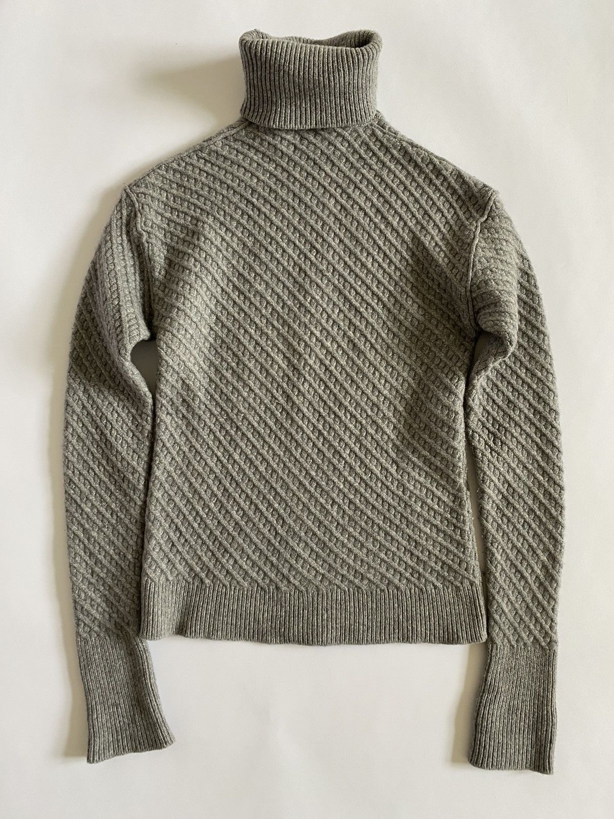 Jil Sander Jil Sander by Raf Simons 2010 Heavy Wool Turtleneck Sweater Size US S / EU 44-46 / 1 - 3 Thumbnail