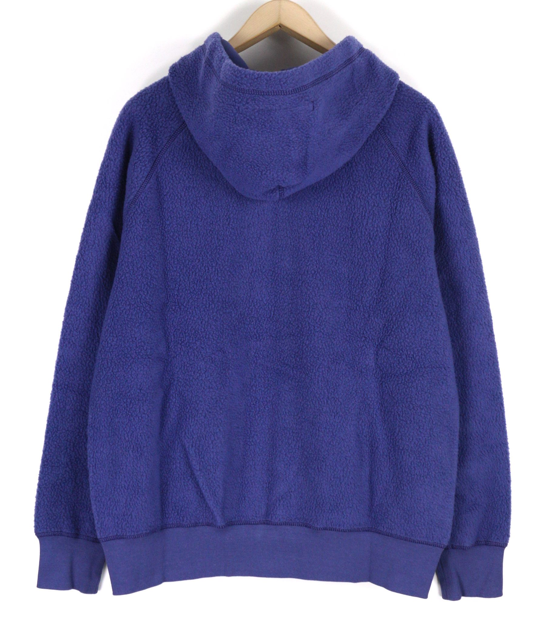 Diesel S-Rummes-Zip-Rev Men Hoodie M Blue Fleece 40111 Size US M / EU 48-50 / 2 - 2 Thumbnail