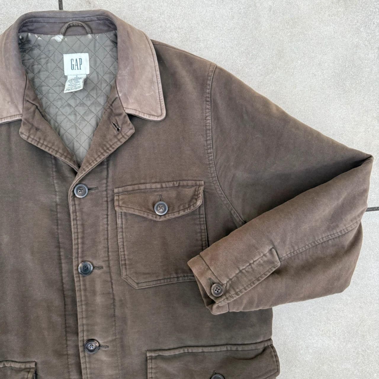 Gap Gap Vintage 90s Jacket Casual Leather Faded Size US M / EU 48-50 / 2 - 3 Thumbnail