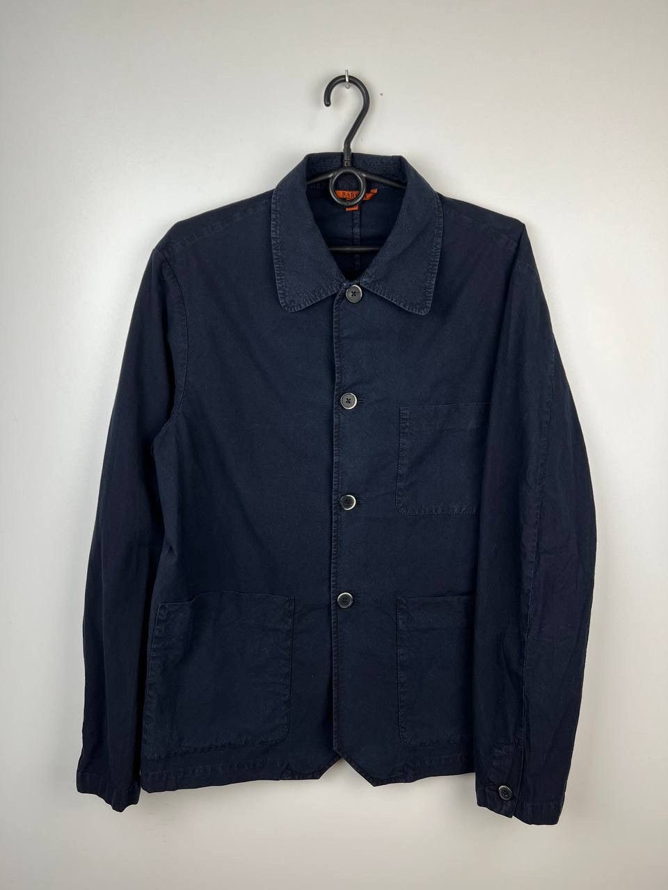 image of Barena Venezia Cheno Over Shirt Jacket Size 48 in Blue, Men's