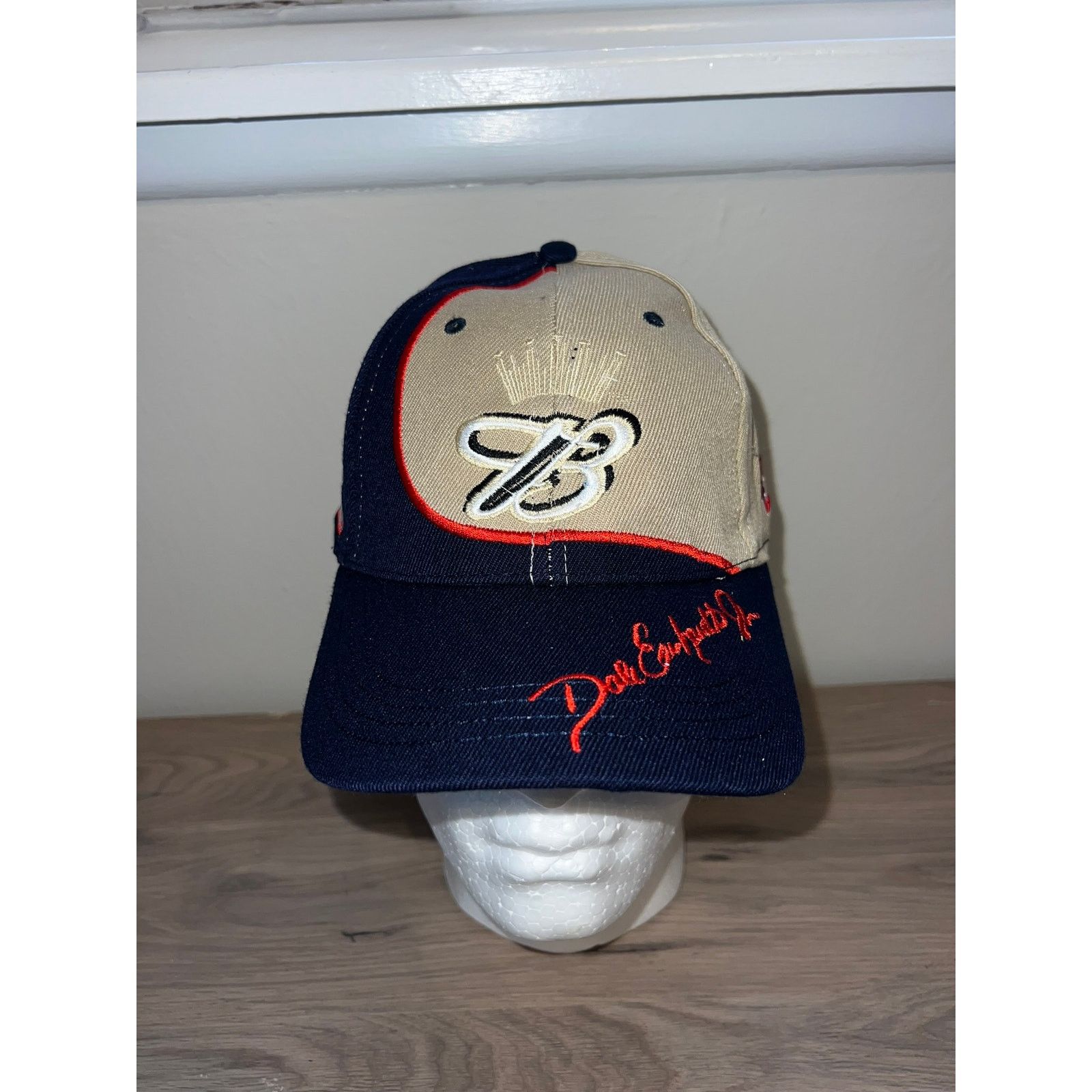 Vintage Y2K Dale Earnhardt Jr. Budweiser Brown Hat Headwear 2000s OS Size ONE SIZE - 1 Thumbnail