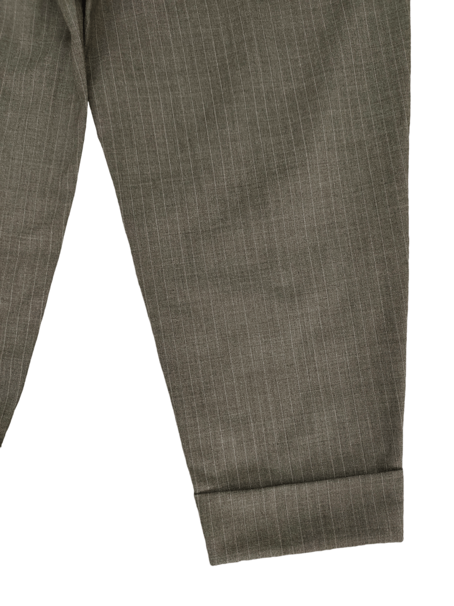 Isamu Katayama Backlash Japanese Brand Kahki Pin Striped 3Q Trouser Pants Size US 32 / EU 48 - 11 Thumbnail