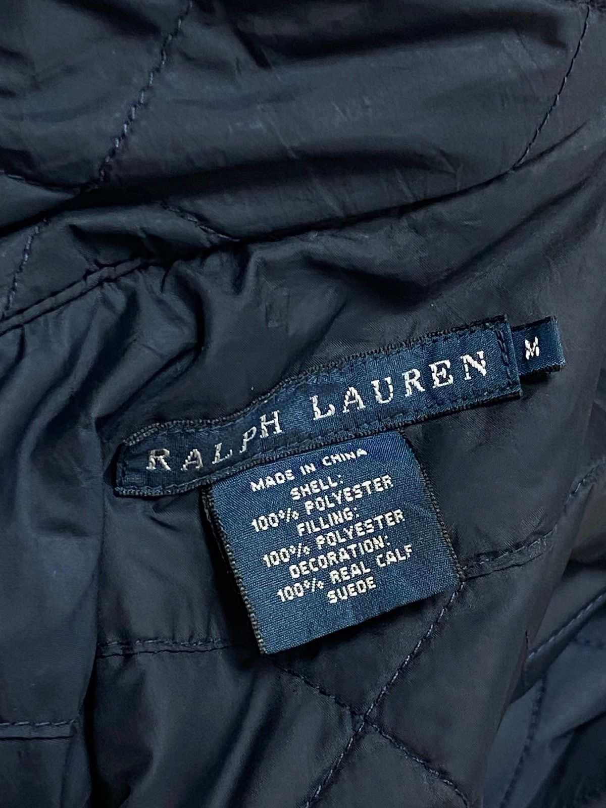 Ralph Lauren Vintage RALPH LAUREN QUILTED Jacket Navy Colour Size S / US 4 / IT 40 - 5 Thumbnail