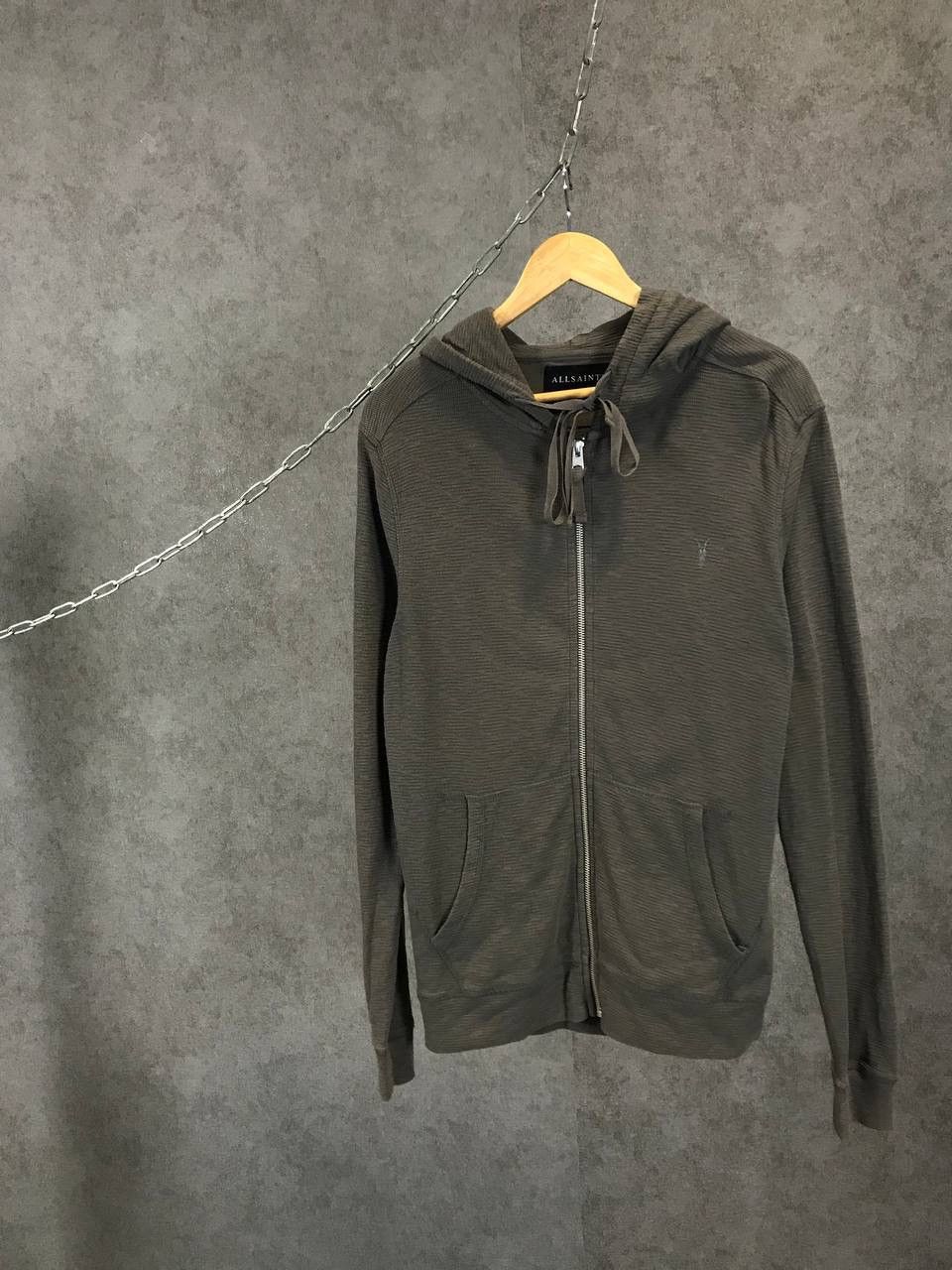 Allsaints Allsaints designer logo zip hoodie Size US S / EU 44-46 / 1 - 1 Thumbnail