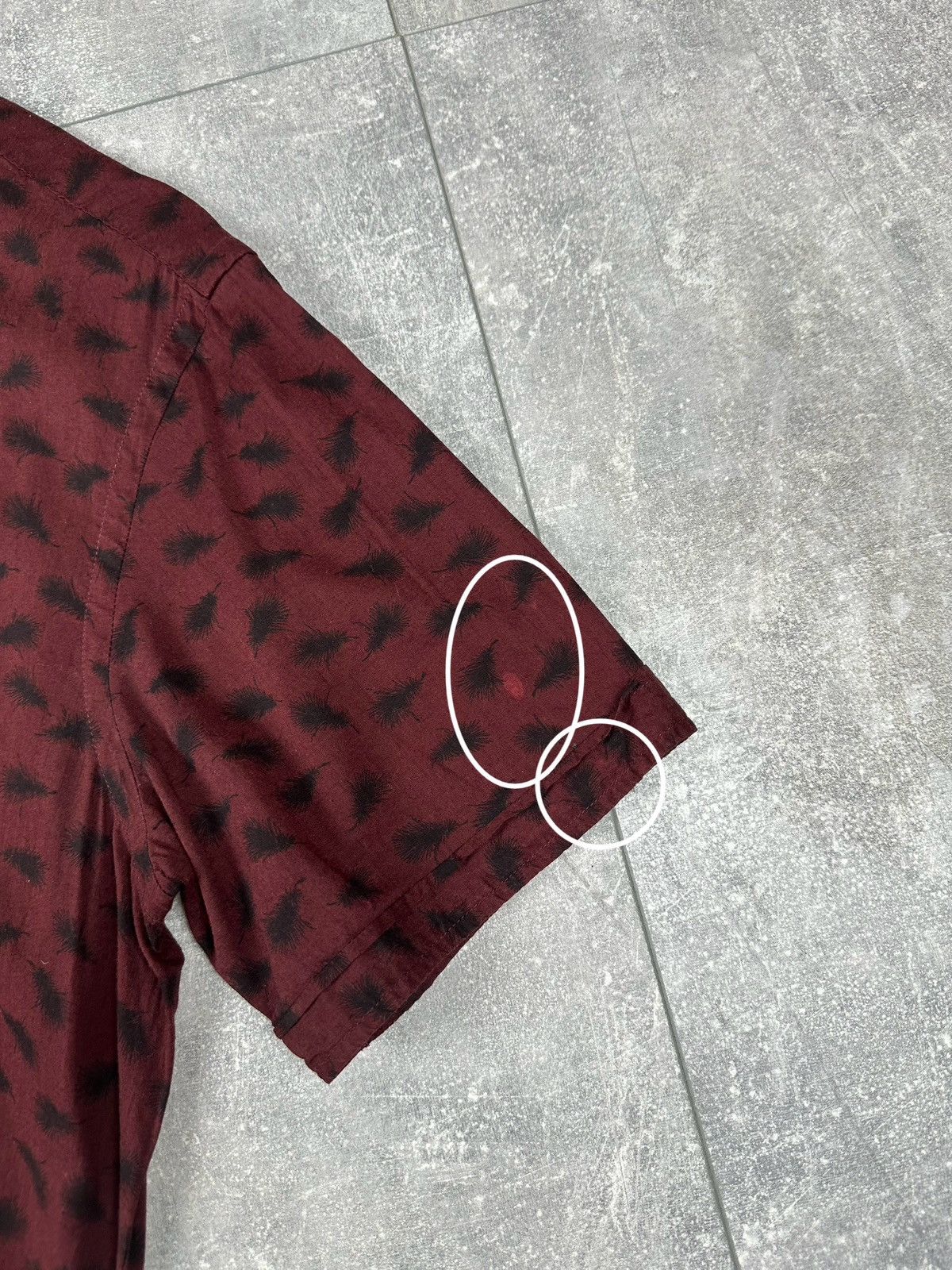 Allsaints Allsaints Burgundy Havre SS Shirt Button Up Size US XS / EU 42 / 0 - 6 Thumbnail