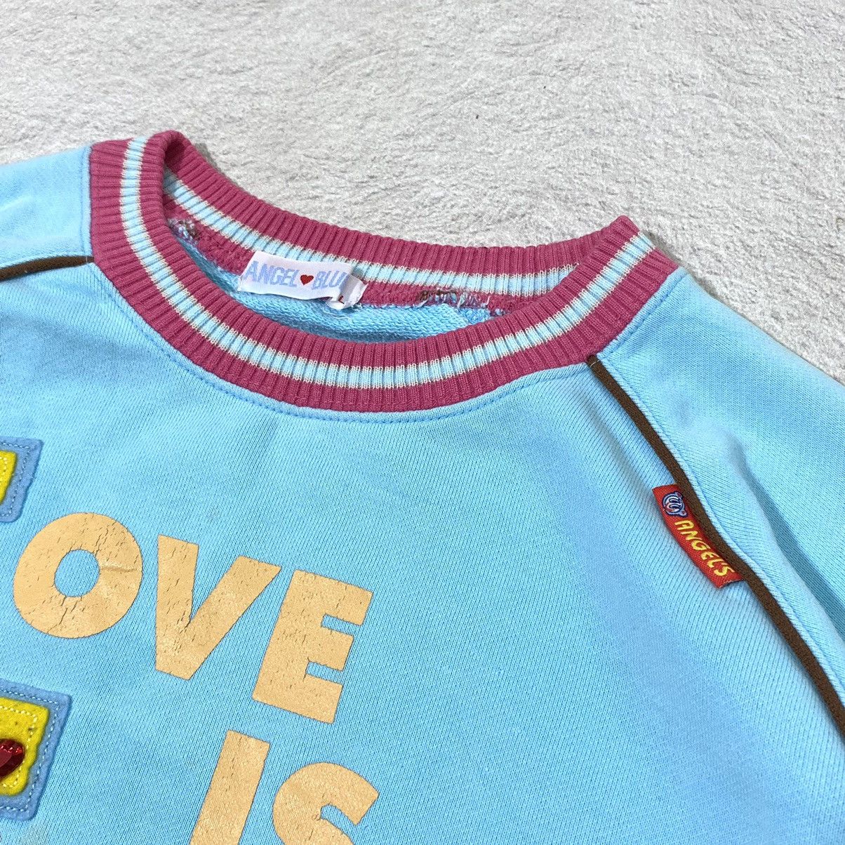Angel Blue 🔥SALE🔥 Vintage 2000s Angel Blue Sweatshirt Size L / US 10 / IT 46 - 3 Thumbnail