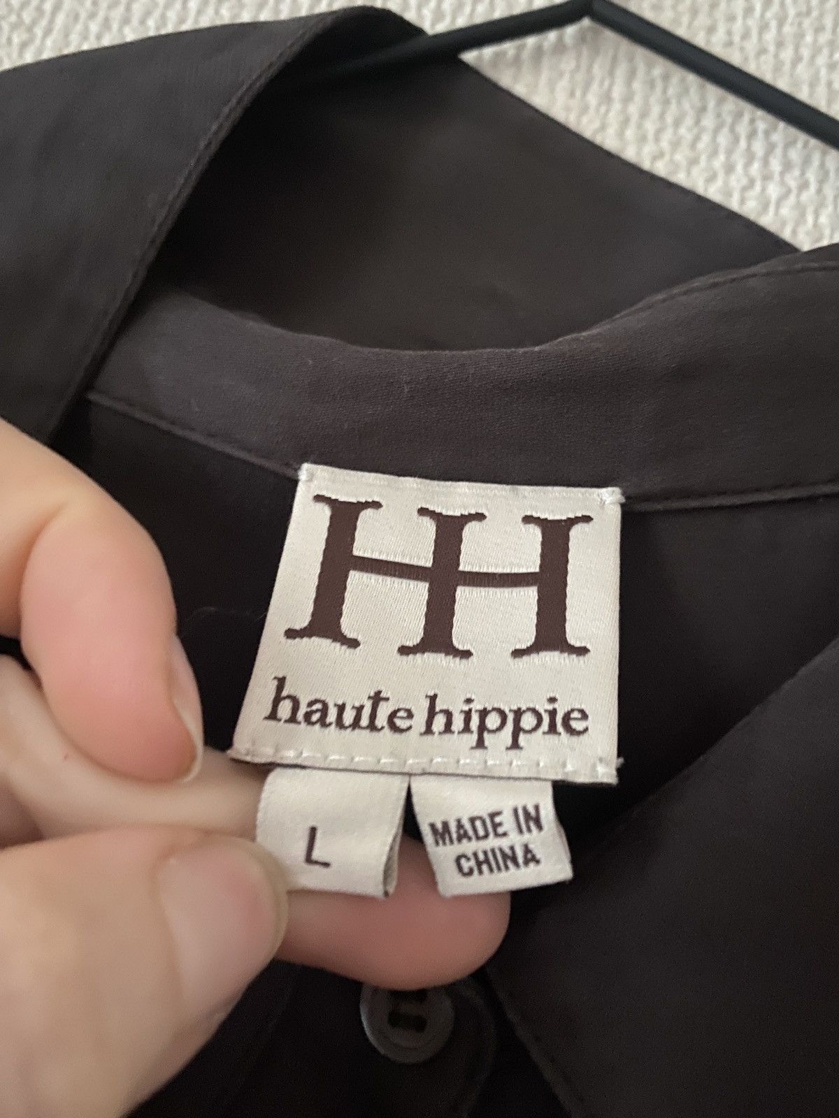 Haute Hippie Limited edition Haute hippie silk blouse Size L / US 10 / IT 46 - 2 Thumbnail