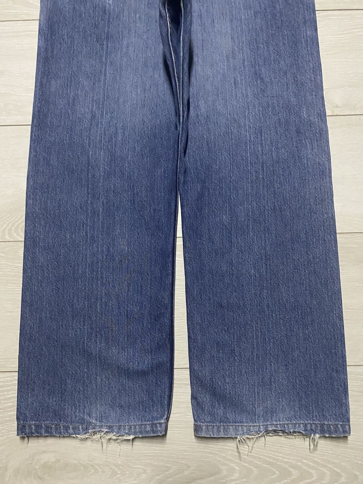 Levi's Vintage Levis 607 Orange Tab Distressed Loose Jeans Size US 34 / EU 50 - 6 Thumbnail