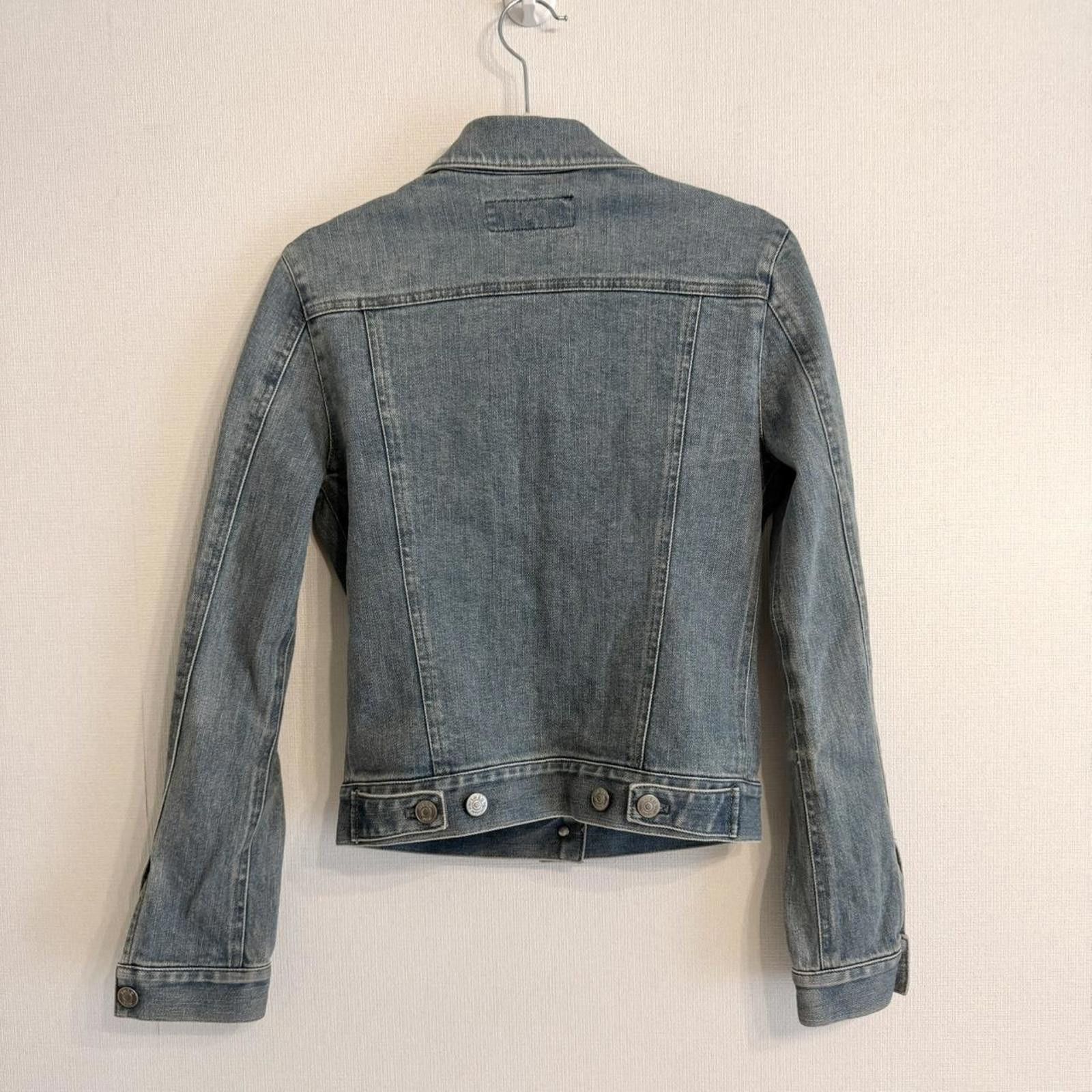 Other Classic 2000s moto denim slim fit jacket Size XS / US 0-2 / IT 36-38 - 3 Thumbnail