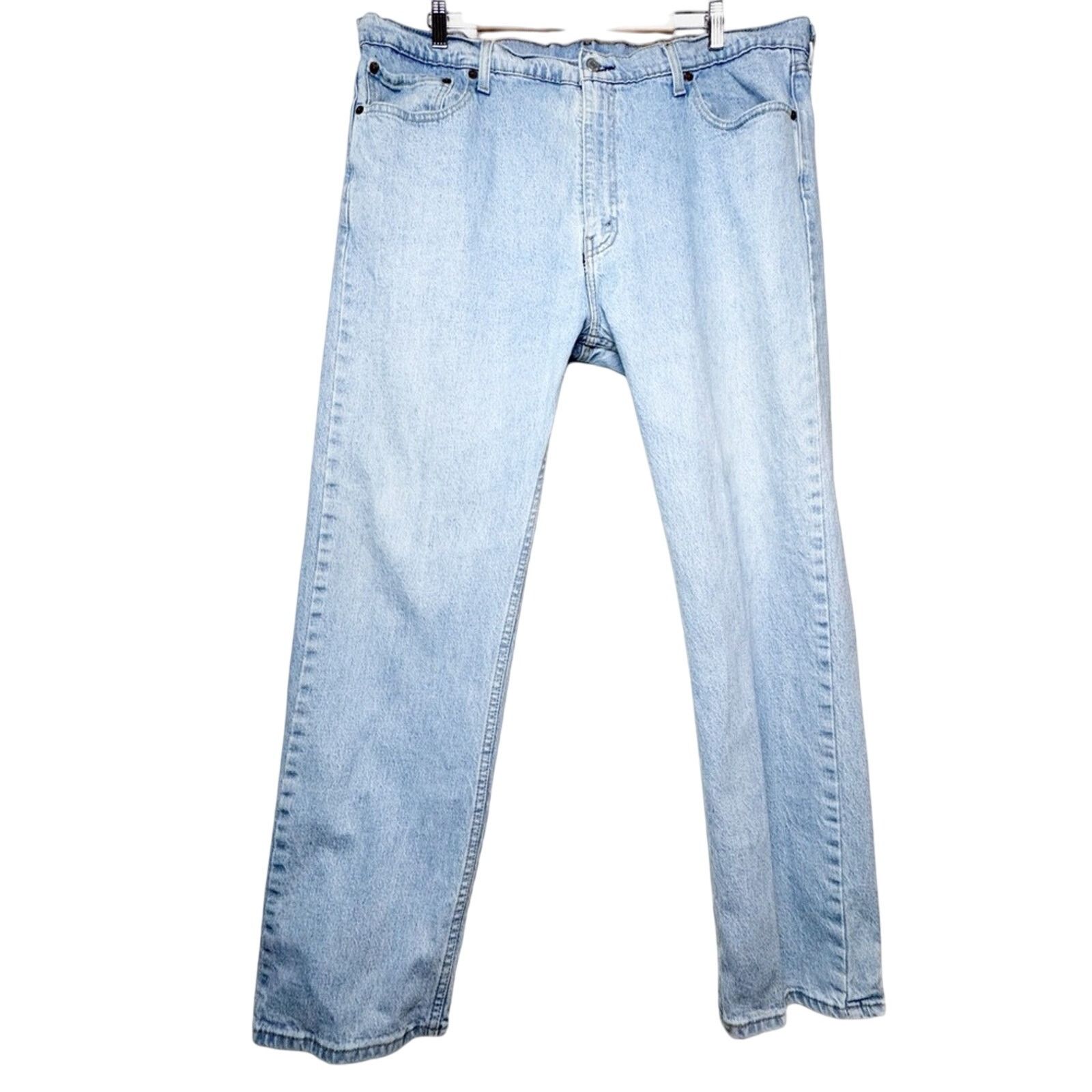 Levi's Levi’s 505 Straight Light Distressed Jeans Men's Size 42x32 Size US 42 / EU 58 - 1 Thumbnail