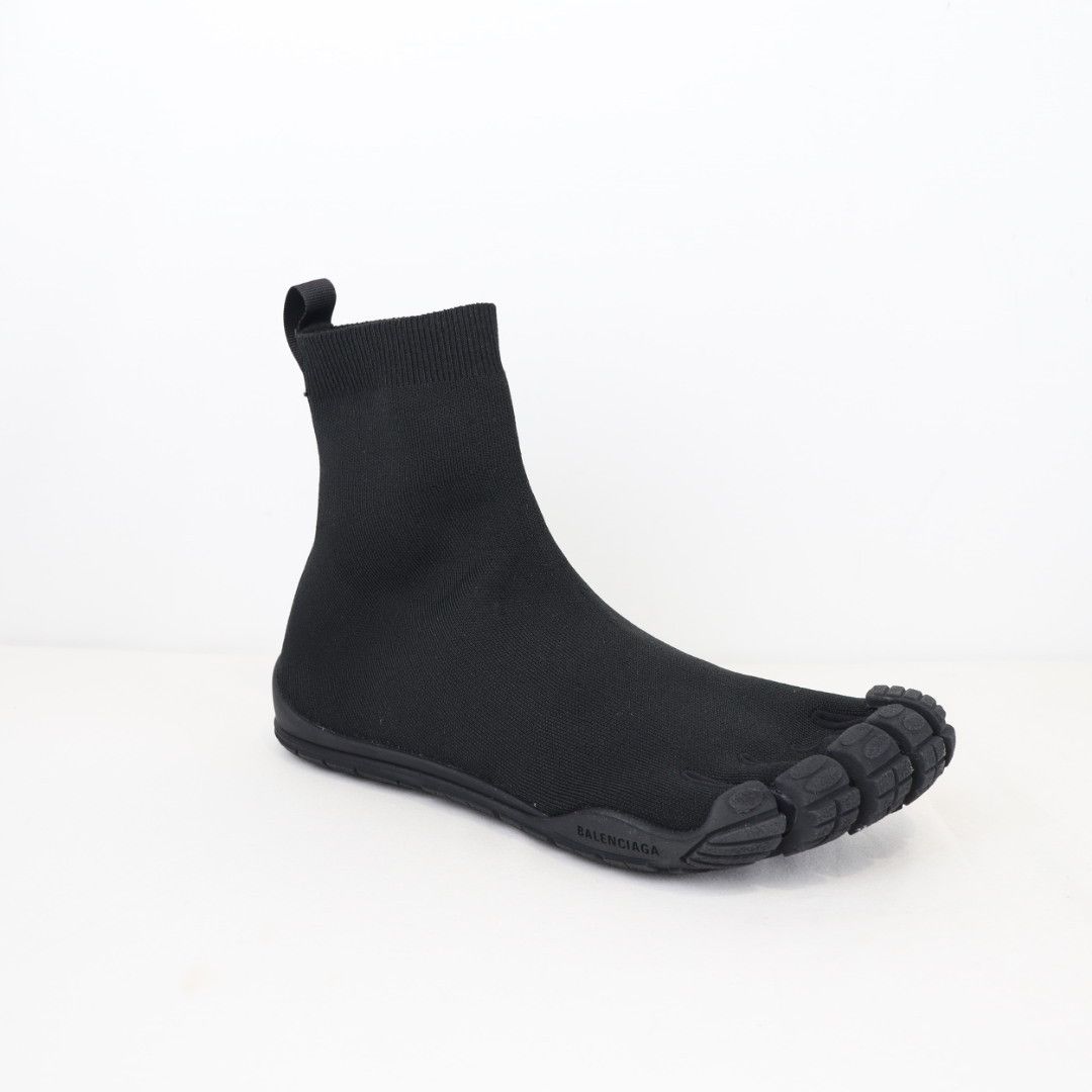 Balenciaga o1rshd1 Flex Five Toe Socks Boots in Black Size US 8 / EU 41 - 2 Thumbnail