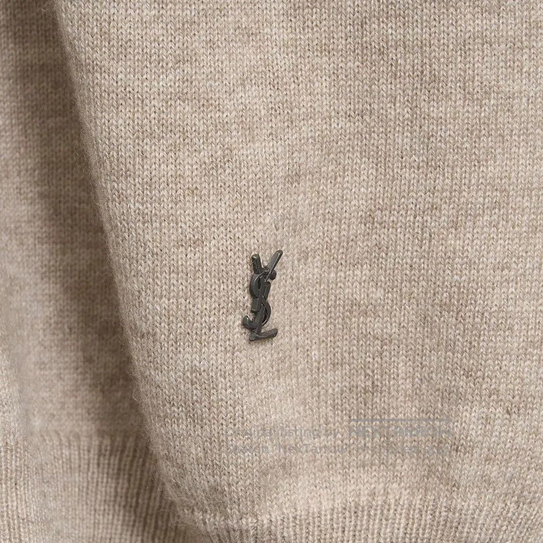 Saint Laurent Paris Saint Laurent Men's Logo Knit Sweater. Size US M / EU 48-50 / 2 - 7 Thumbnail