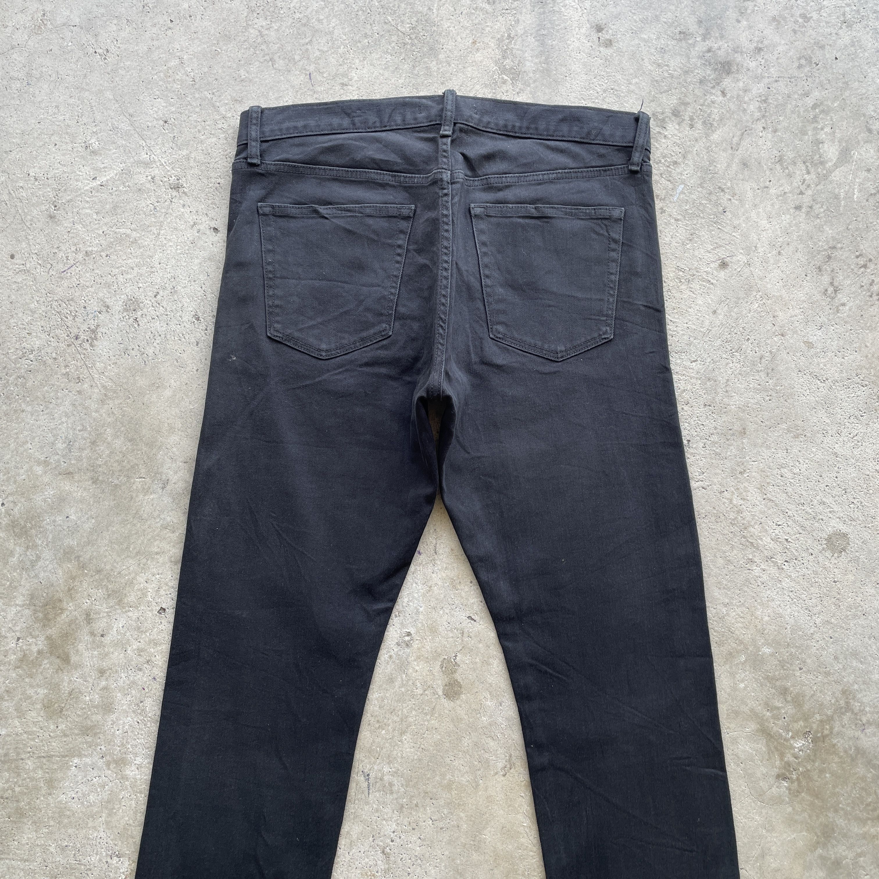 Japanese Brand Vintage Japanese Black Skinny Jeans Distressed Denim Pants Size US 34 / EU 50 - 8 Thumbnail