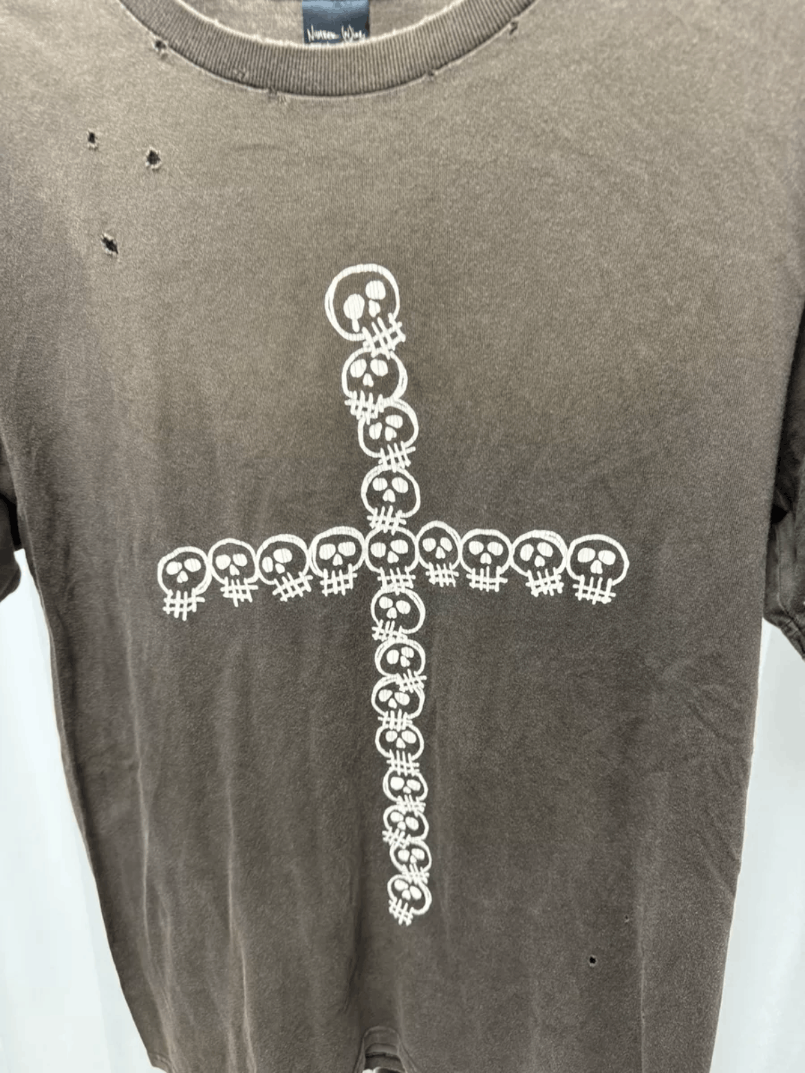 Number (N)ine Sz 3 Number Nine 04SS Dream Baby Skull Cross Tee 