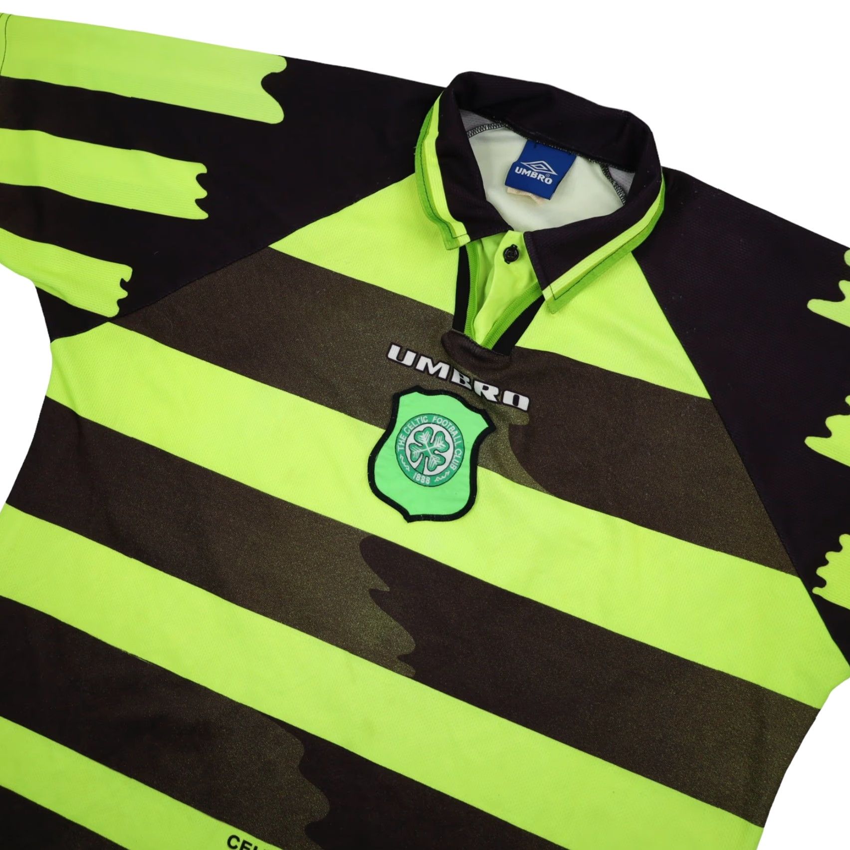 Umbro VINTAGE Umbro The Celtics F.C. Away Jersey Green Shirt Mens Large Size US L / EU 52-54 / 3 - 2 Thumbnail