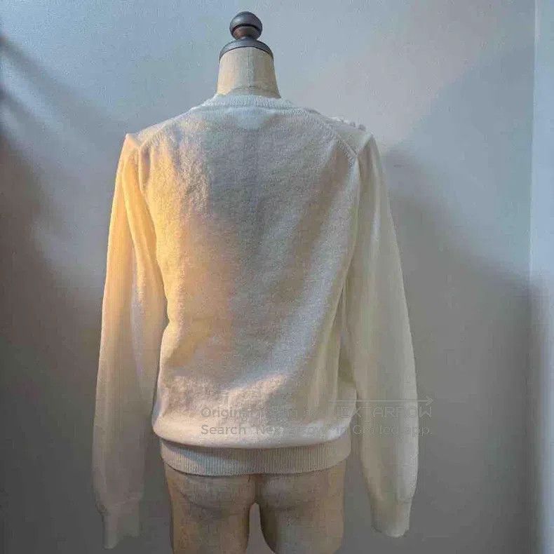 Comme des Garcons Comme des Garcons Glitter Knit Cardigan with 3D Flower Des Size M / US 6-8 / IT 42-44 - 4 Thumbnail